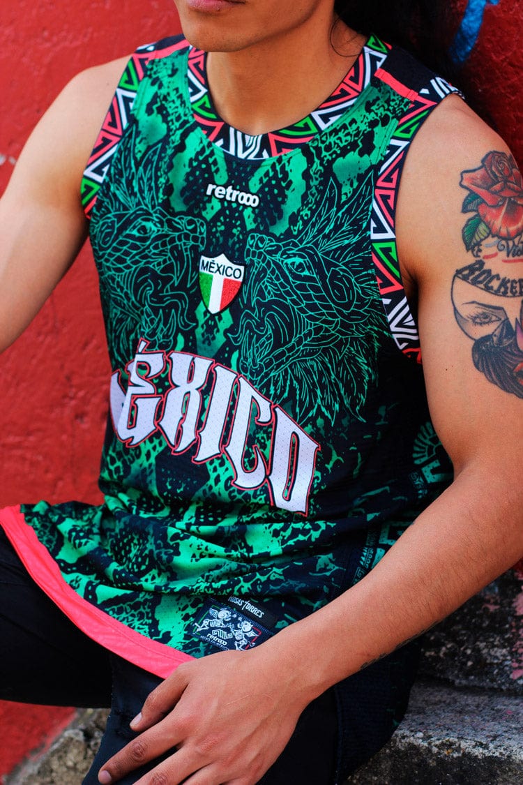 Retroooclothes Jersey Jersey Quetzalcoatl Venom - Basketball Premium | Mitología Urbana