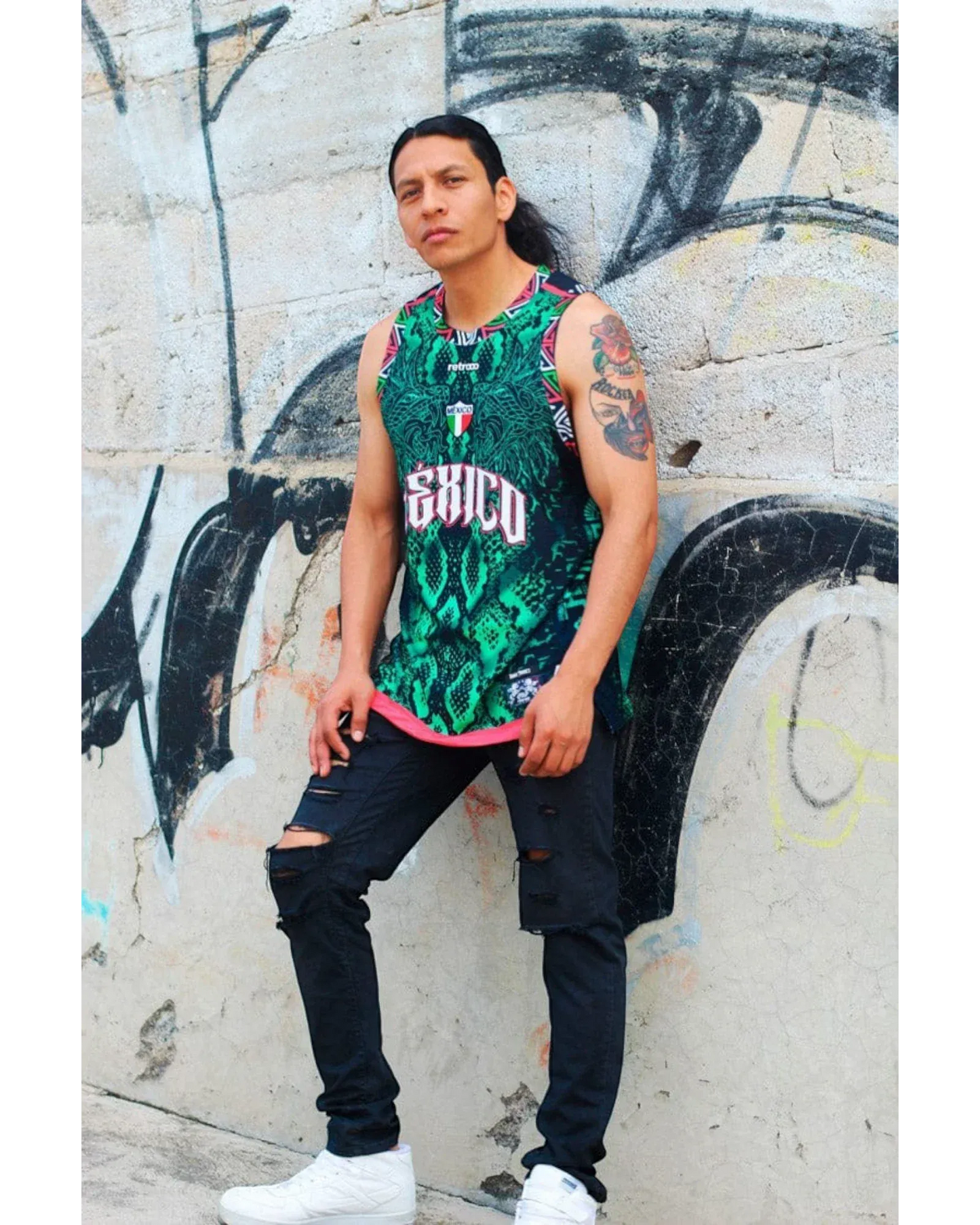 Retroooclothes Jersey Jersey Quetzalcoatl Venom - Basketball Premium | Mitología Urbana