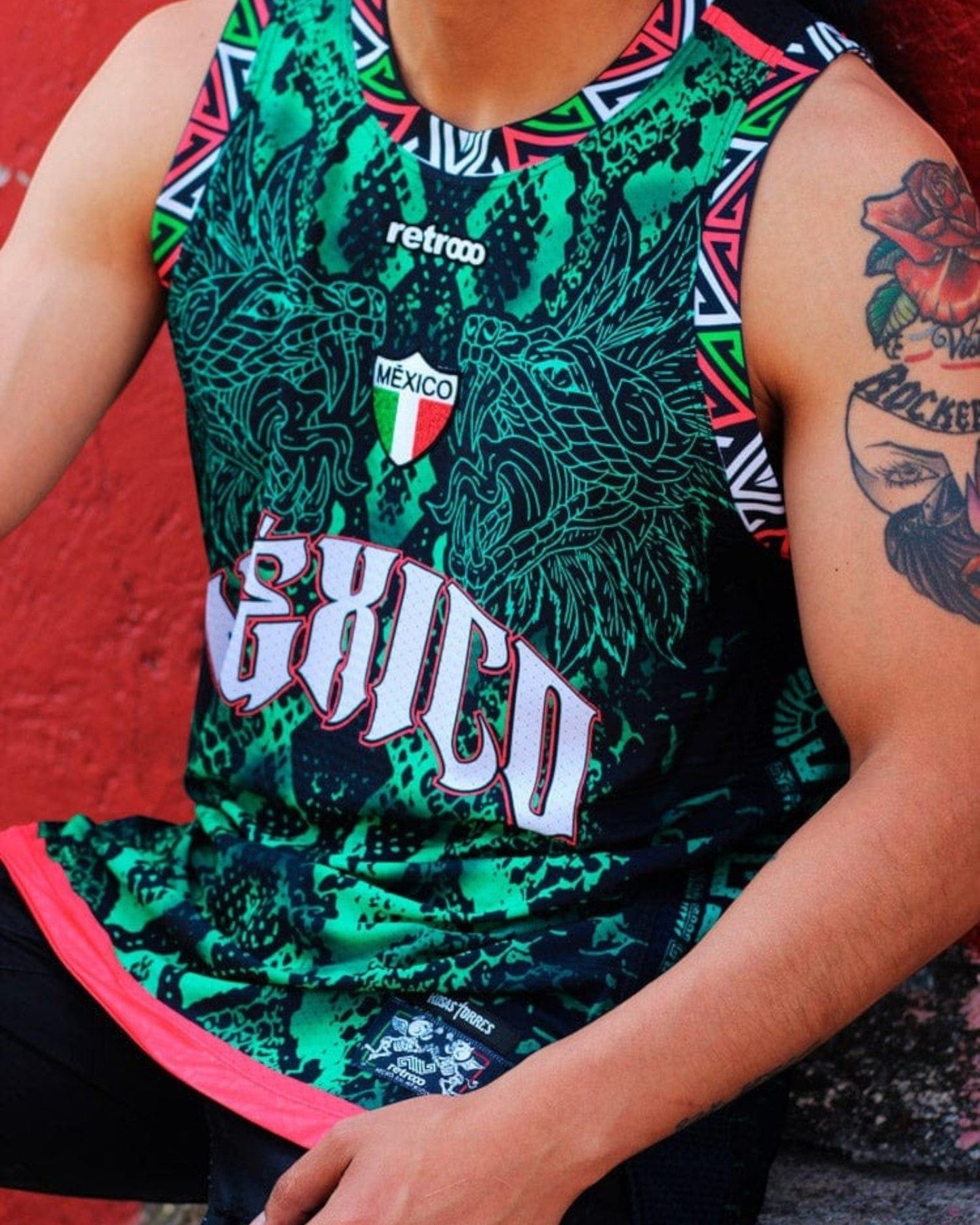 Retroooclothes Jersey Jersey Quetzalcoatl Venom - Basketball Premium | Mitología Urbana