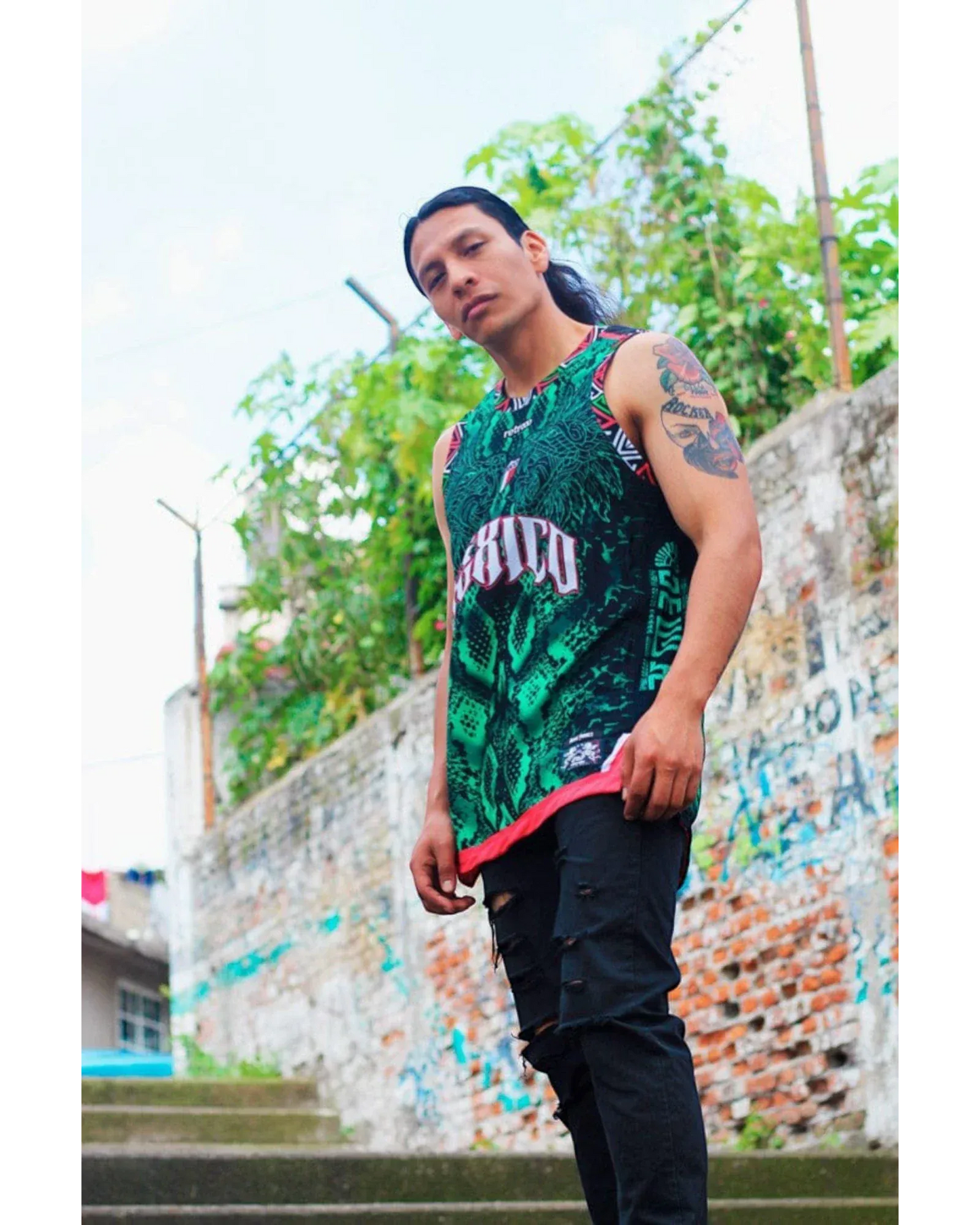 Retroooclothes Jersey Jersey Quetzalcoatl Venom - Basketball Premium | Mitología Urbana