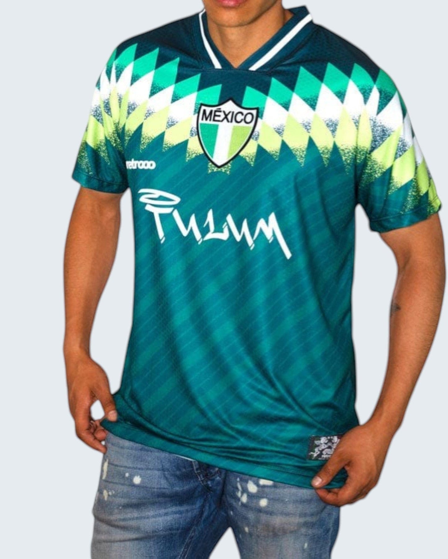 Retroooclothes Jersey Jersey Retro 90s Cenotes Tulum - Edición Aguas Sagradas | Magia Acuática Noventera