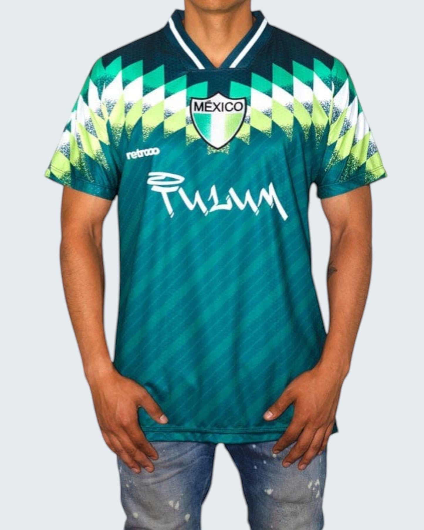 Retroooclothes Jersey Jersey Retro 90s Cenotes Tulum - Edición Aguas Sagradas | Magia Acuática Noventera