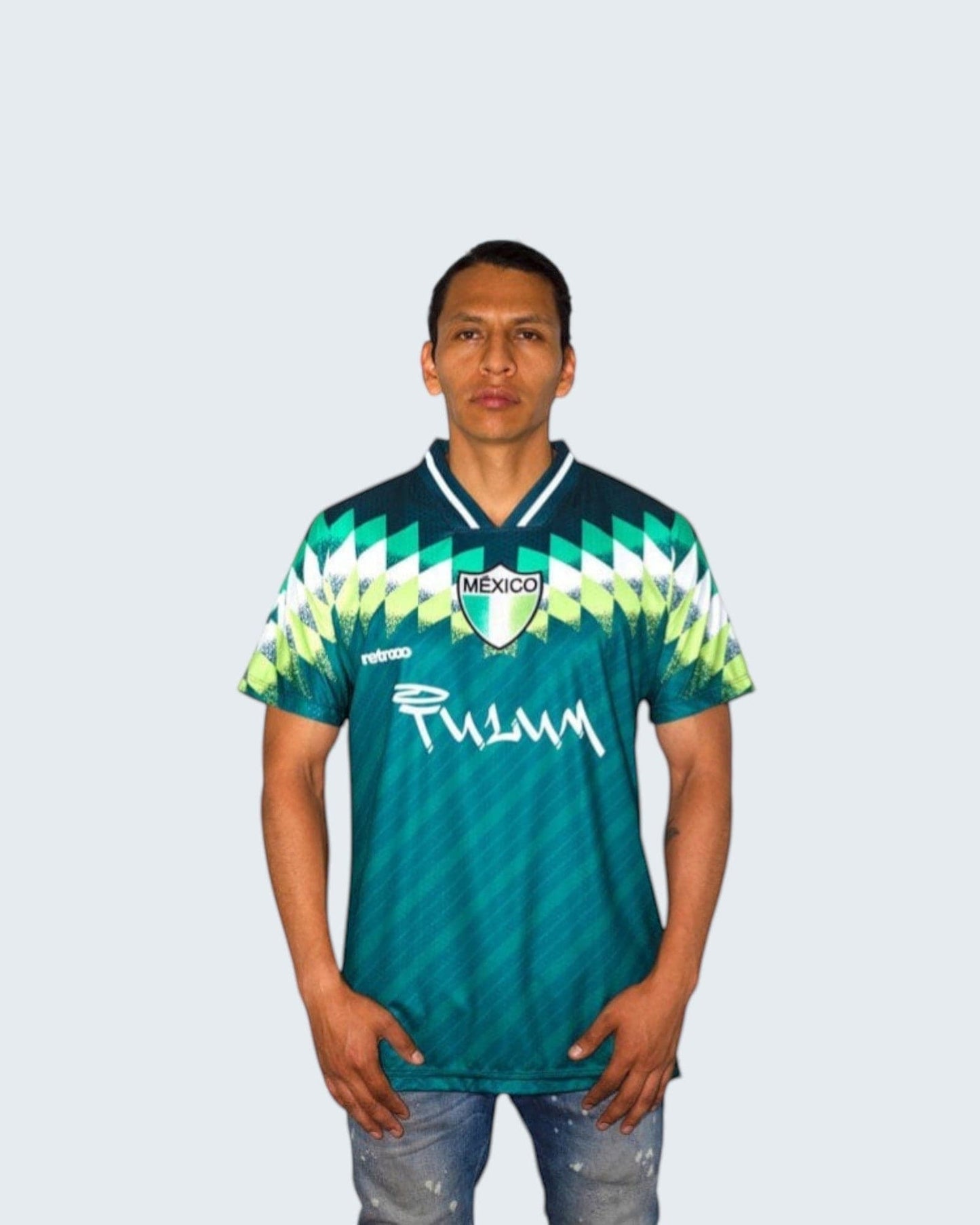 Retroooclothes Jersey Jersey Retro 90s Cenotes Tulum - Edición Aguas Sagradas | Magia Acuática Noventera