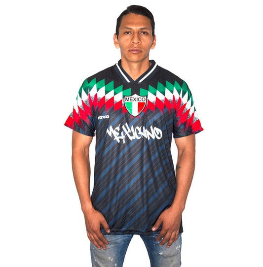 Retroooclothes Jersey Jersey Retro 90s Obsidiana Neon - Edición Elegancia Eléctrica | Contraste Perfecto