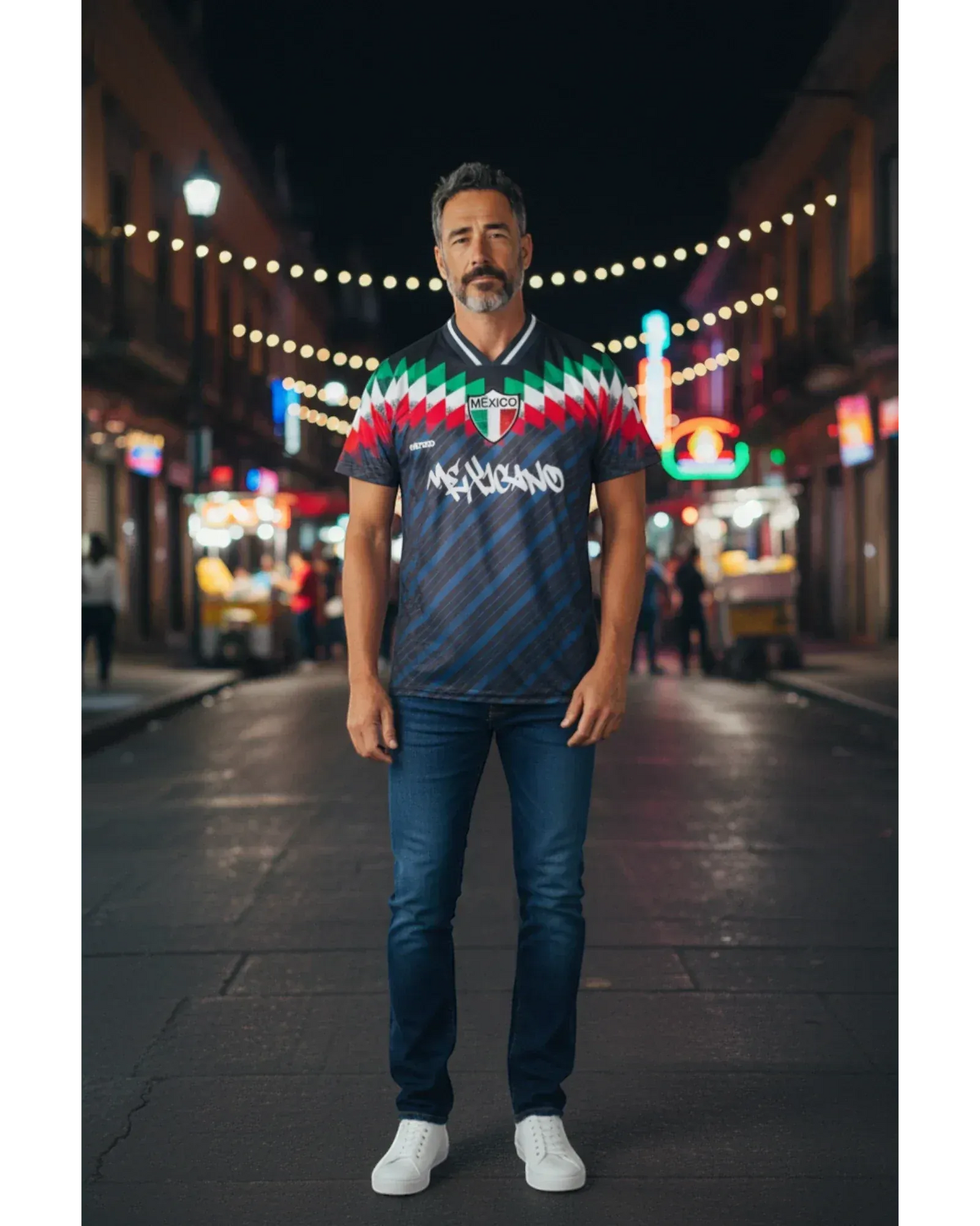 Retroooclothes Jersey Jersey Retro 90s Obsidiana Neon - Edición Elegancia Eléctrica | Contraste Perfecto