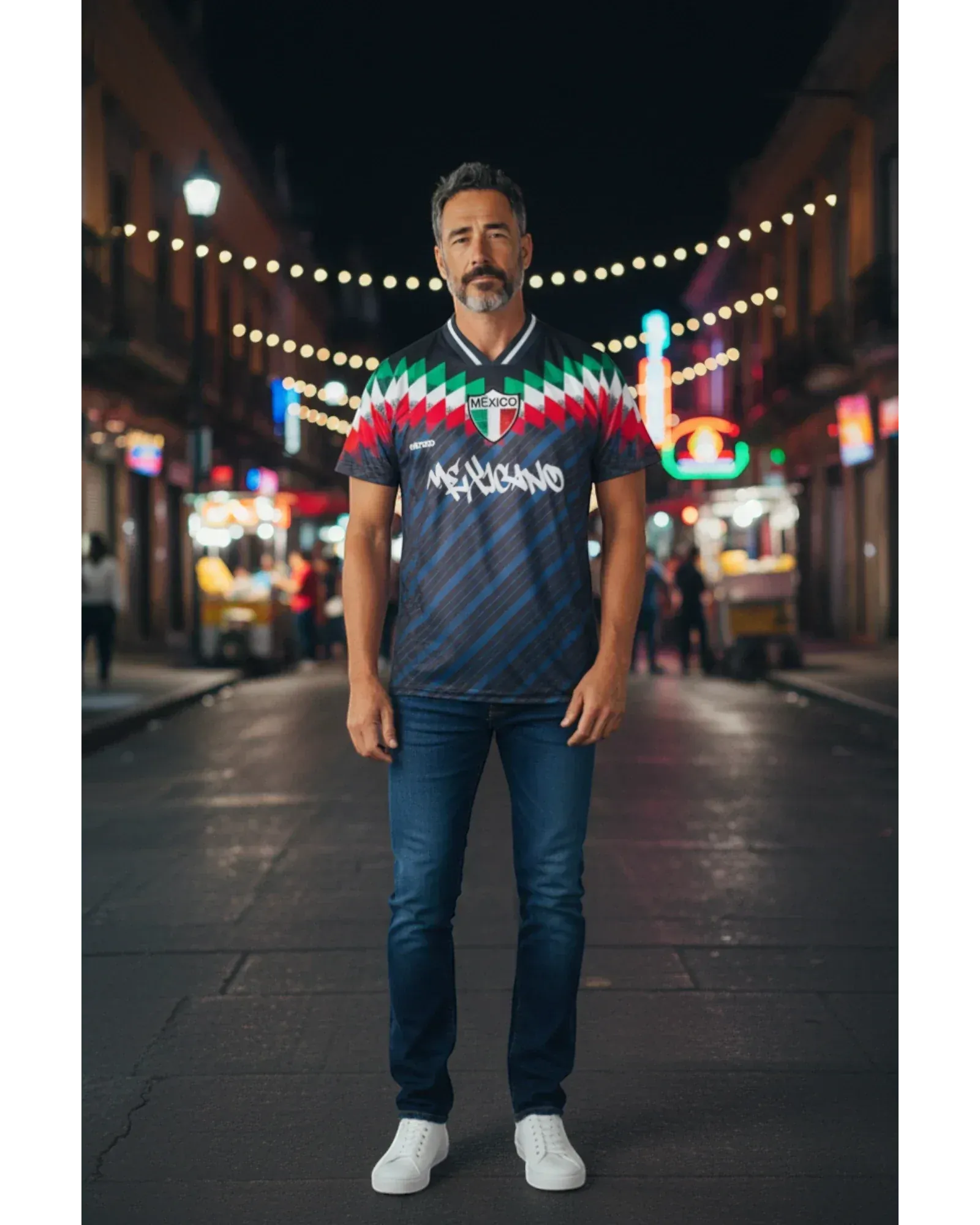 Retroooclothes Jersey Jersey Retro 90s Obsidiana Neon - Edición Elegancia Eléctrica | Contraste Perfecto