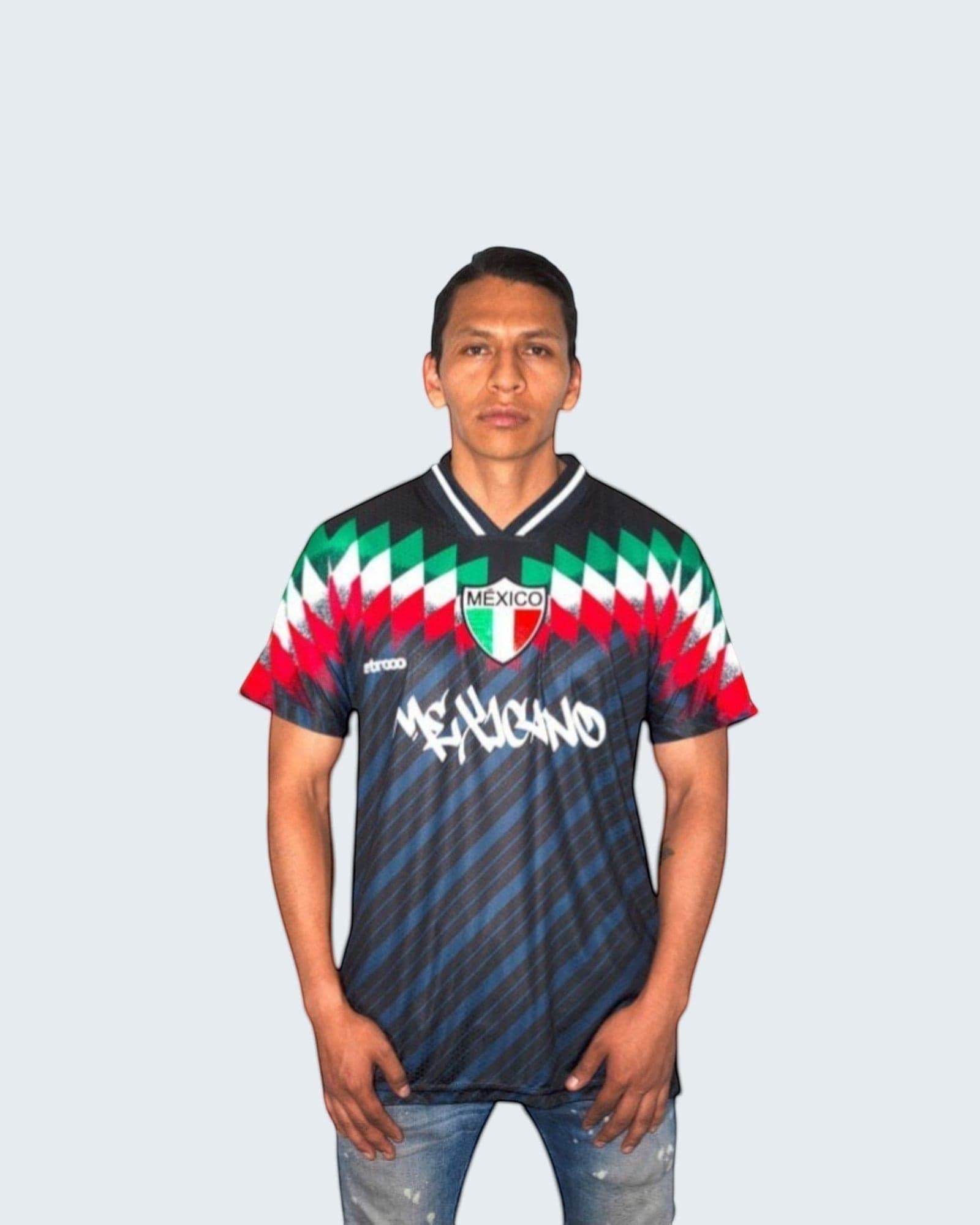 Retroooclothes Jersey Jersey Retro 90s Obsidiana Neon - Edición Elegancia Eléctrica | Contraste Perfecto