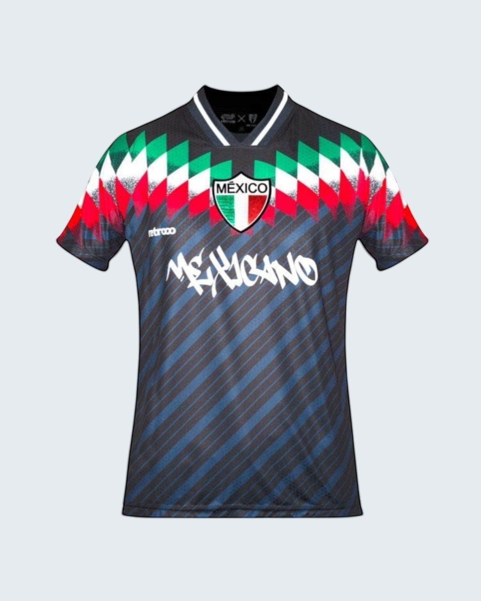 Retroooclothes Jersey Jersey Retro 90s Obsidiana Neon - Edición Elegancia Eléctrica | Contraste Perfecto