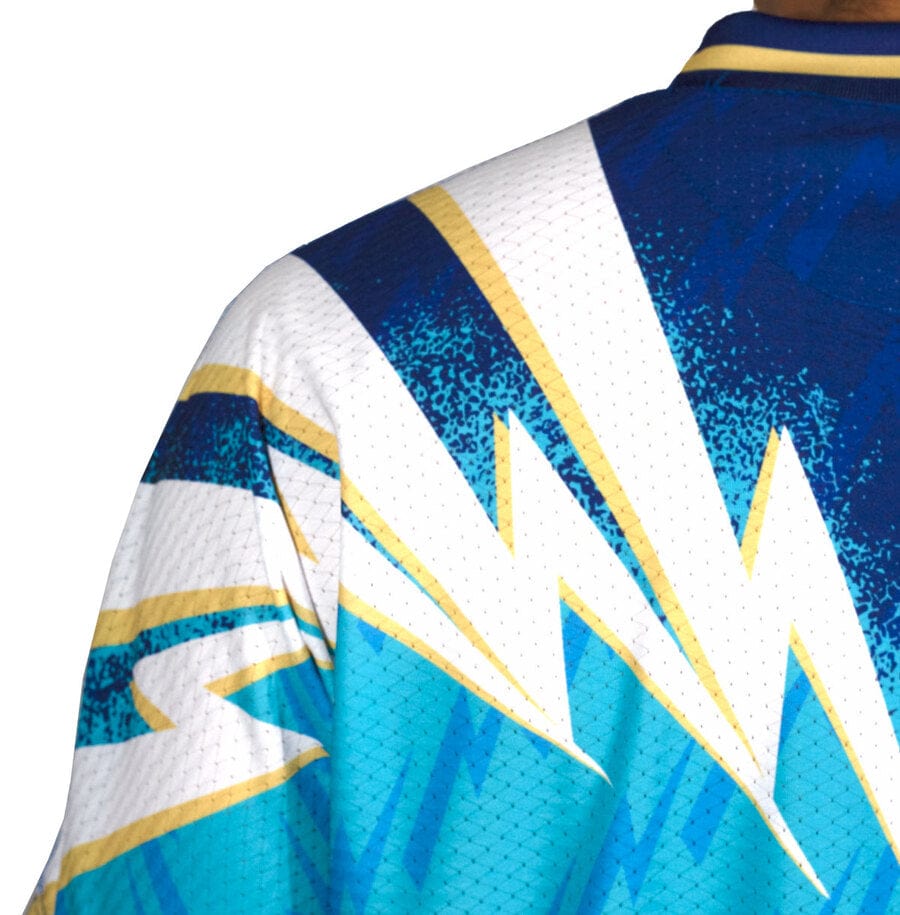 Retroooclothes Jersey Jersey Retro 90s Tláloc - Edición Nostalgia Azul | Viaje en el Tiempo