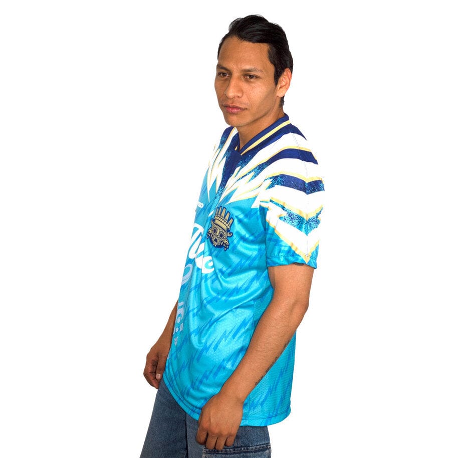 Retroooclothes Jersey Jersey Retro 90s Tláloc - Edición Nostalgia Azul | Viaje en el Tiempo