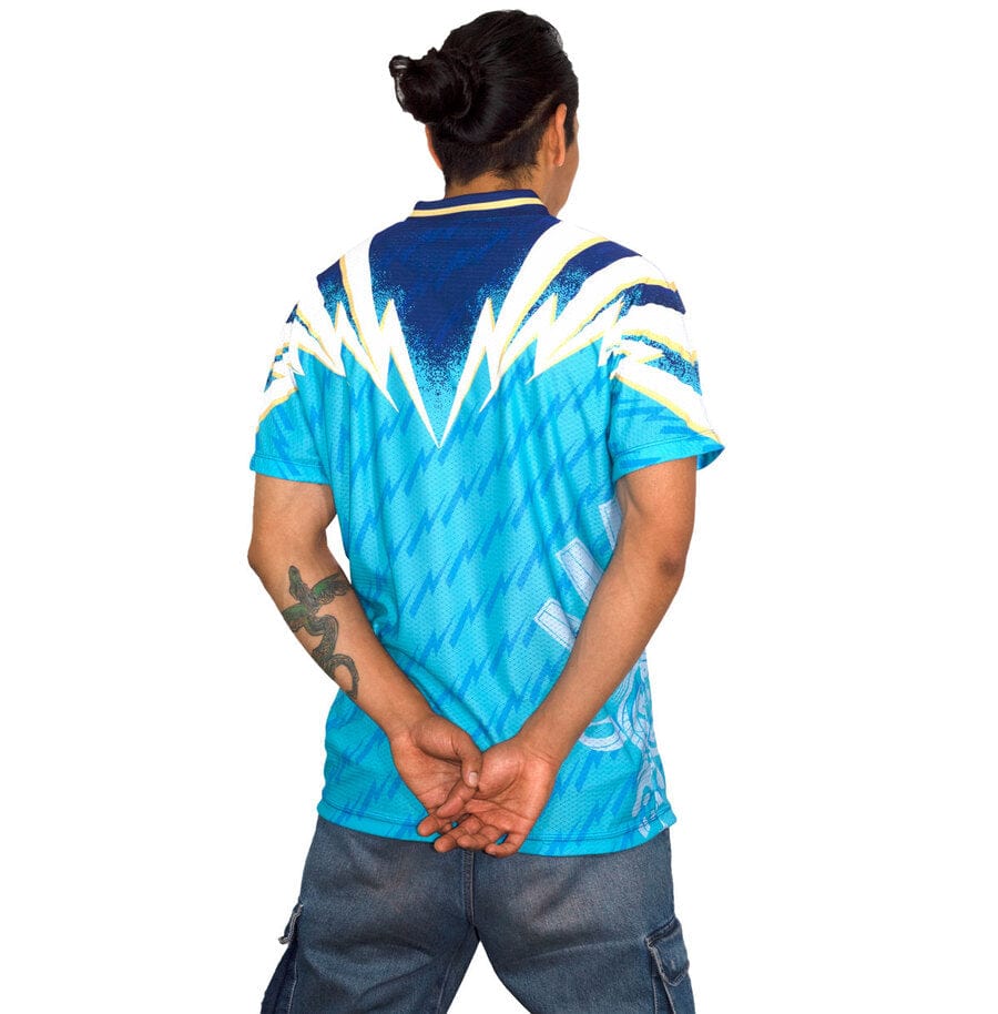 Retroooclothes Jersey Jersey Retro 90s Tláloc - Edición Nostalgia Azul | Viaje en el Tiempo