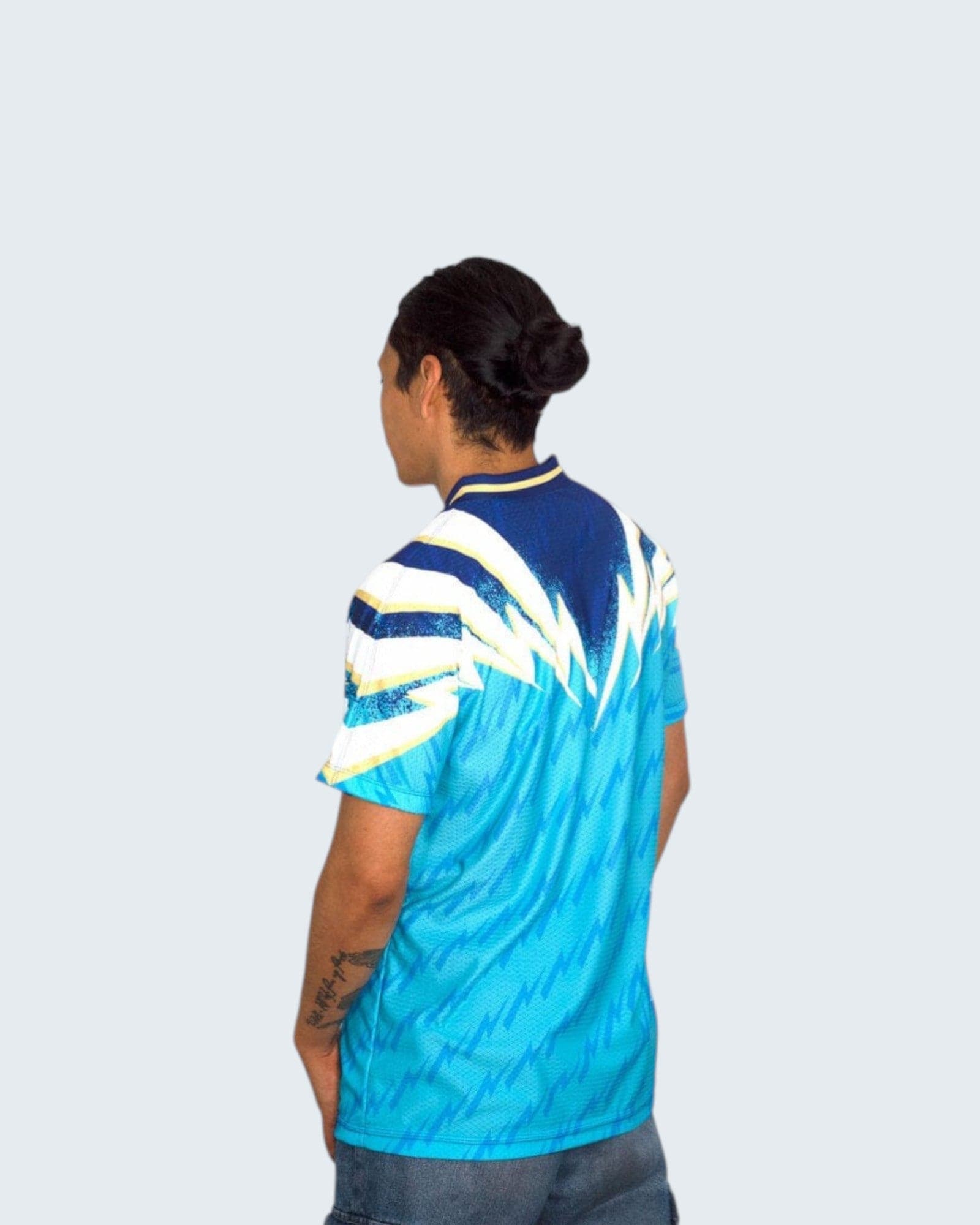 Retroooclothes Jersey Jersey Retro 90s Tláloc - Edición Nostalgia Azul | Viaje en el Tiempo