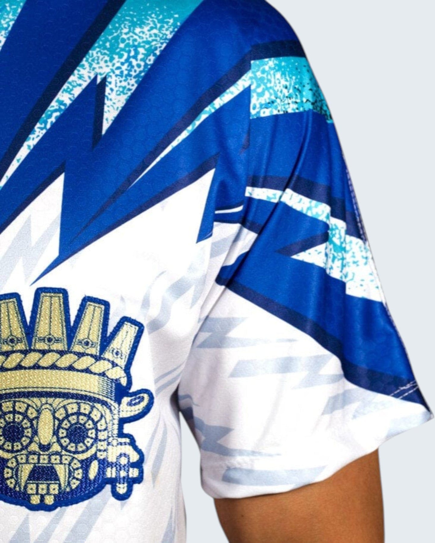 Retroooclothes Jersey Jersey Retro 90s Tláloc - Edición Nostalgia Azul | Viaje en el Tiempo