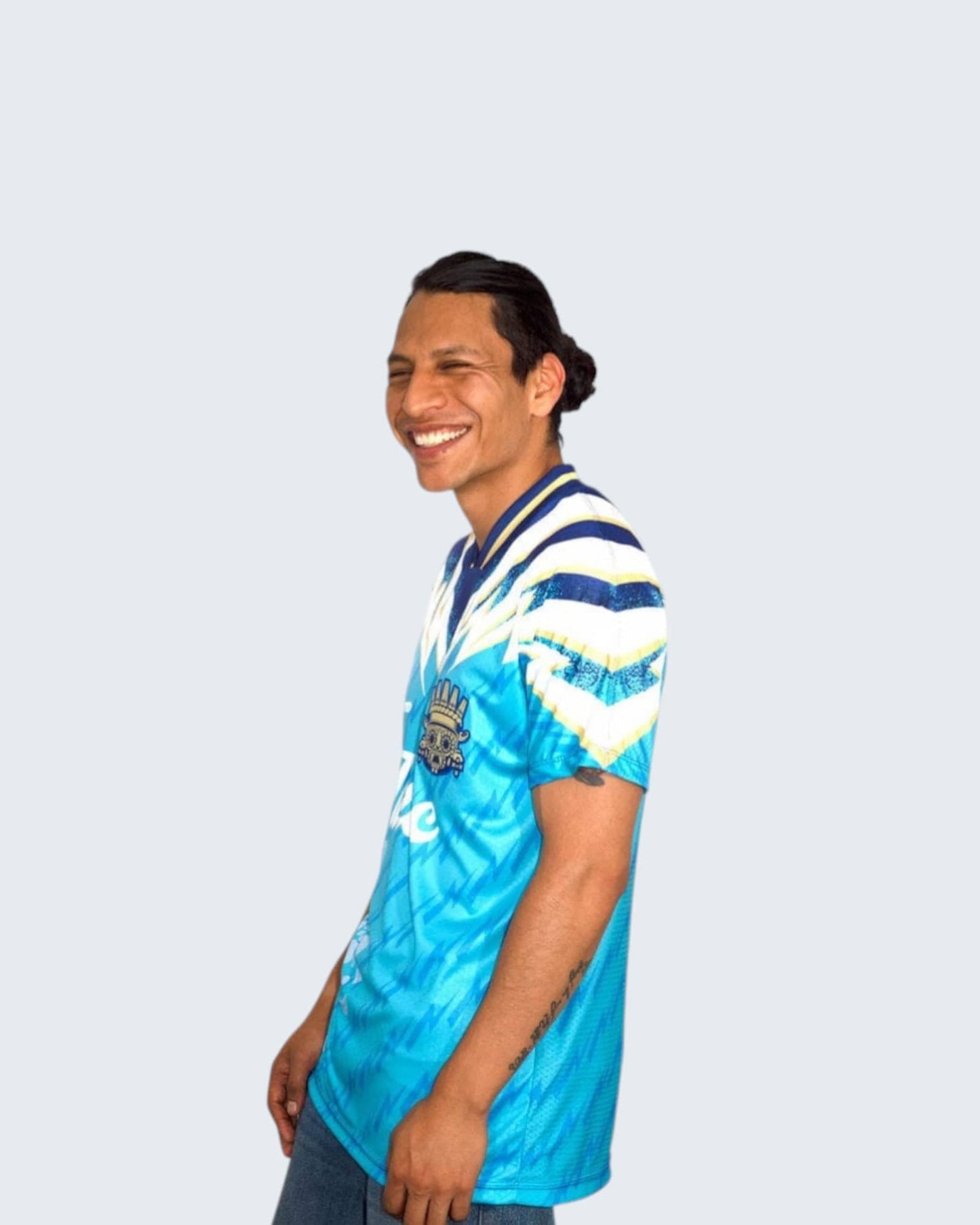 Retroooclothes Jersey Jersey Retro 90s Tláloc - Edición Nostalgia Azul | Viaje en el Tiempo