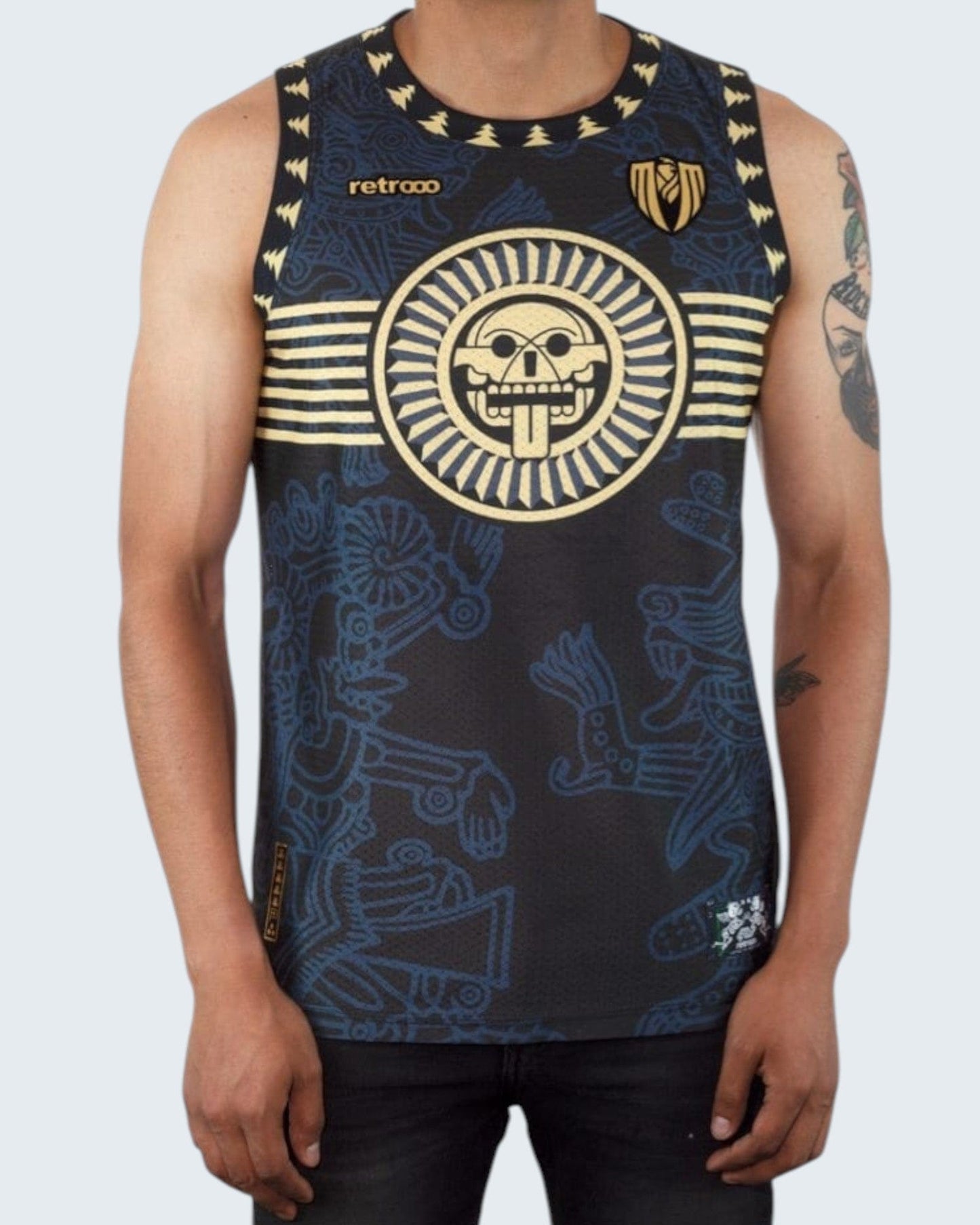 Retroooclothes Jersey Jersey Retrooo Basketball Mictlantecuhtli - Edición Señor del Mictlán | Guardián de la Transformación