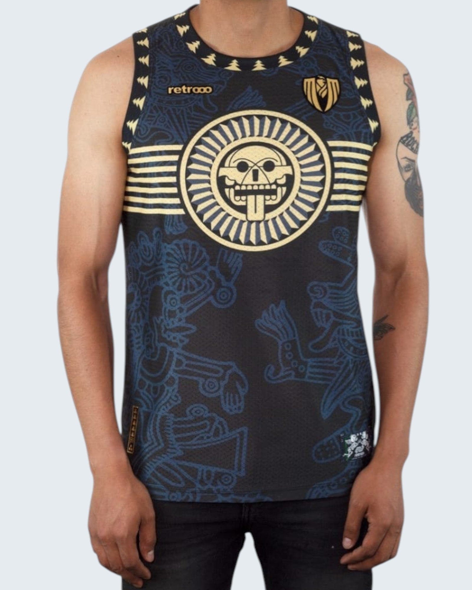 Retroooclothes Jersey Jersey Retrooo Basketball Mictlantecuhtli - Edición Señor del Mictlán | Guardián de la Transformación