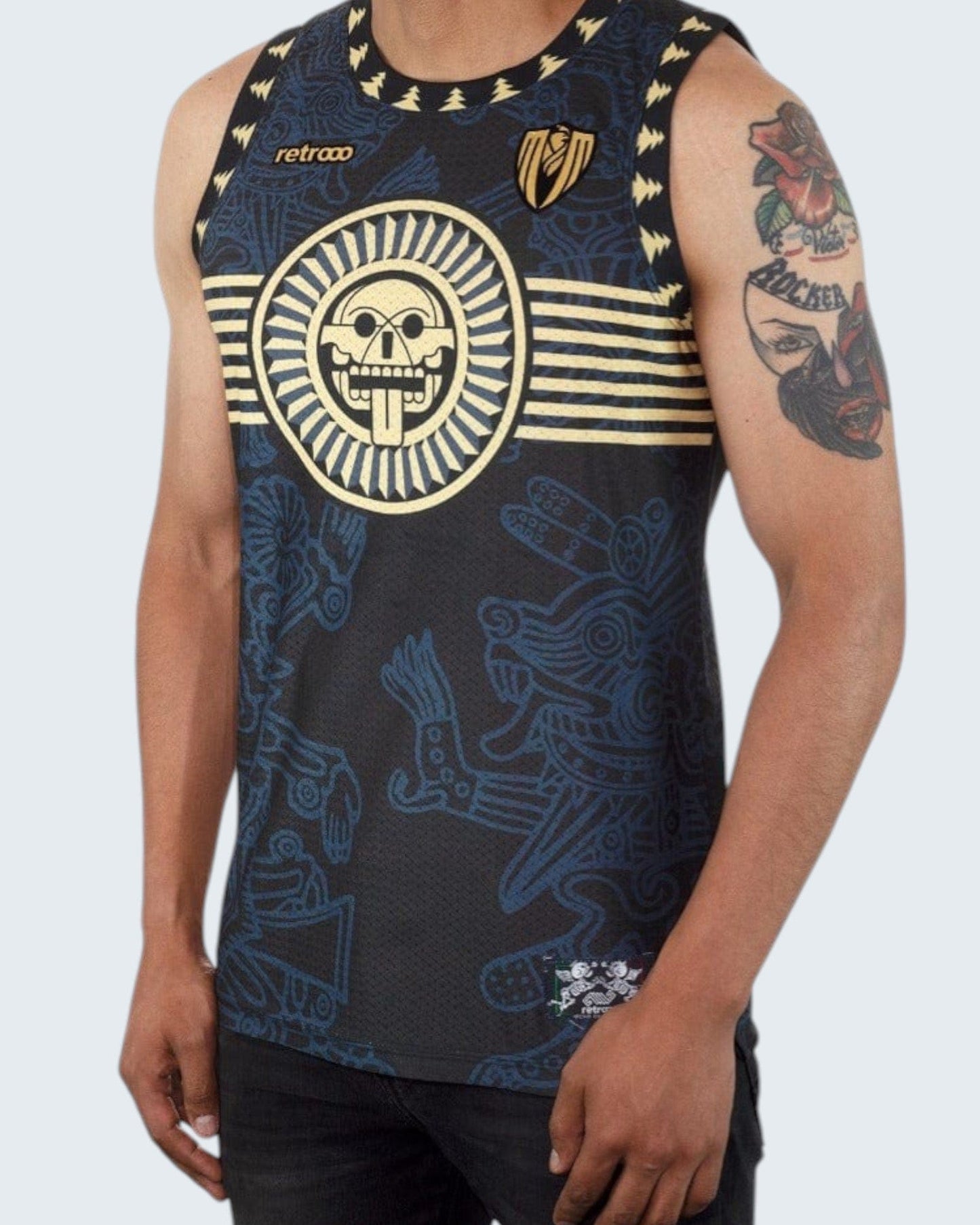Retroooclothes Jersey Jersey Retrooo Basketball Mictlantecuhtli - Edición Señor del Mictlán | Guardián de la Transformación