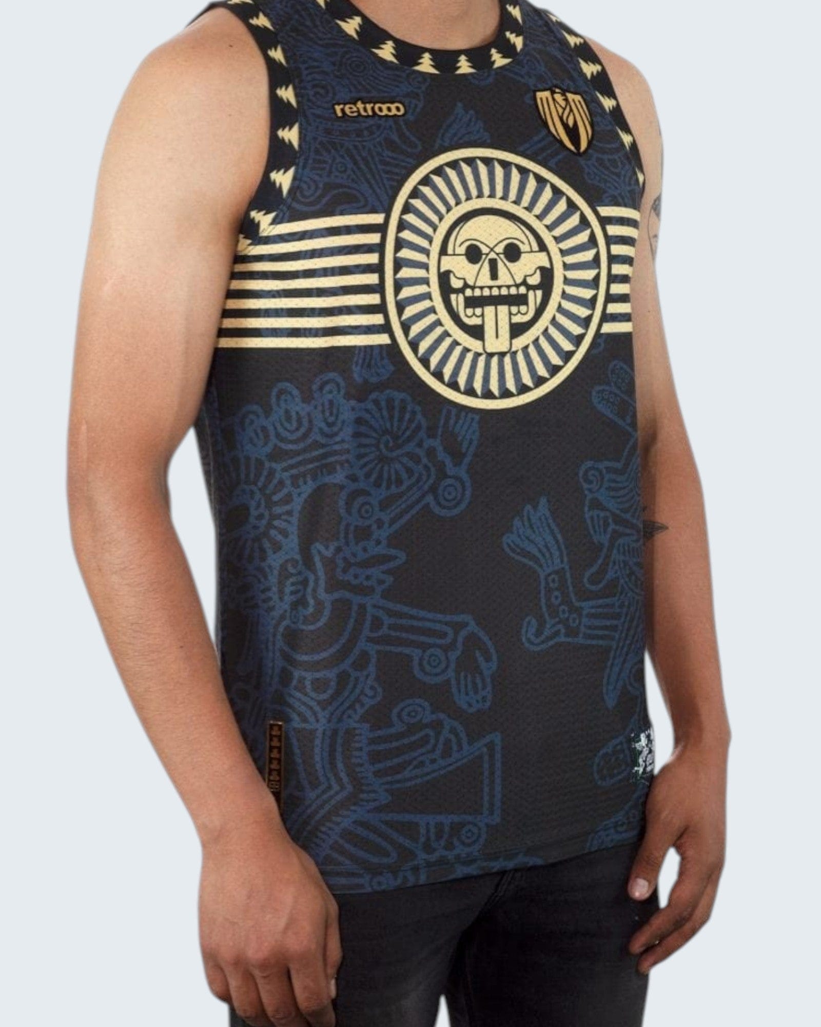 Retroooclothes Jersey Jersey Retrooo Basketball Mictlantecuhtli - Edición Señor del Mictlán | Guardián de la Transformación