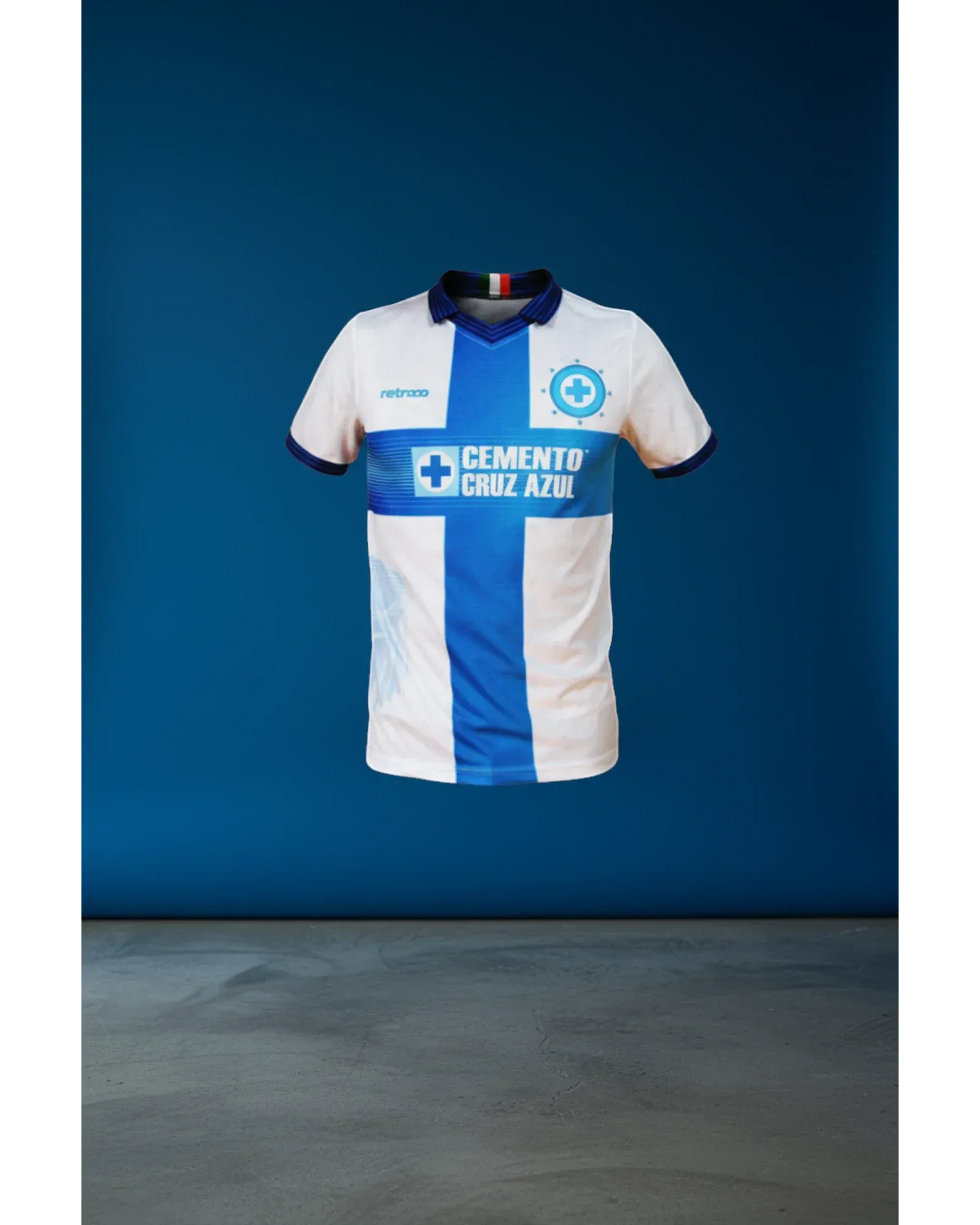 Retroooclothes Jersey Jersey Retrooo Herencia Celeste - Blanco