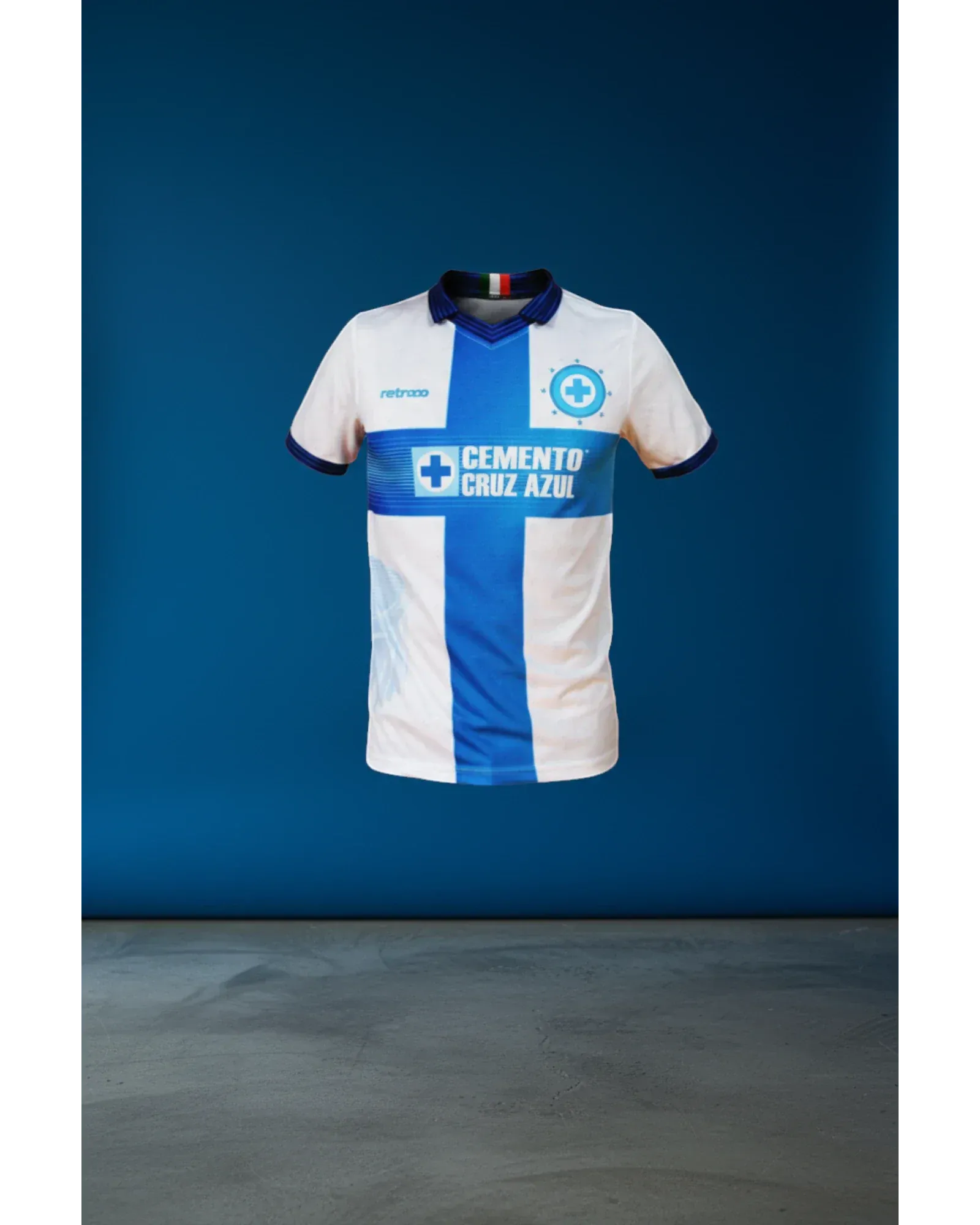 Retroooclothes Jersey Jersey Retrooo Herencia Celeste - Blanco