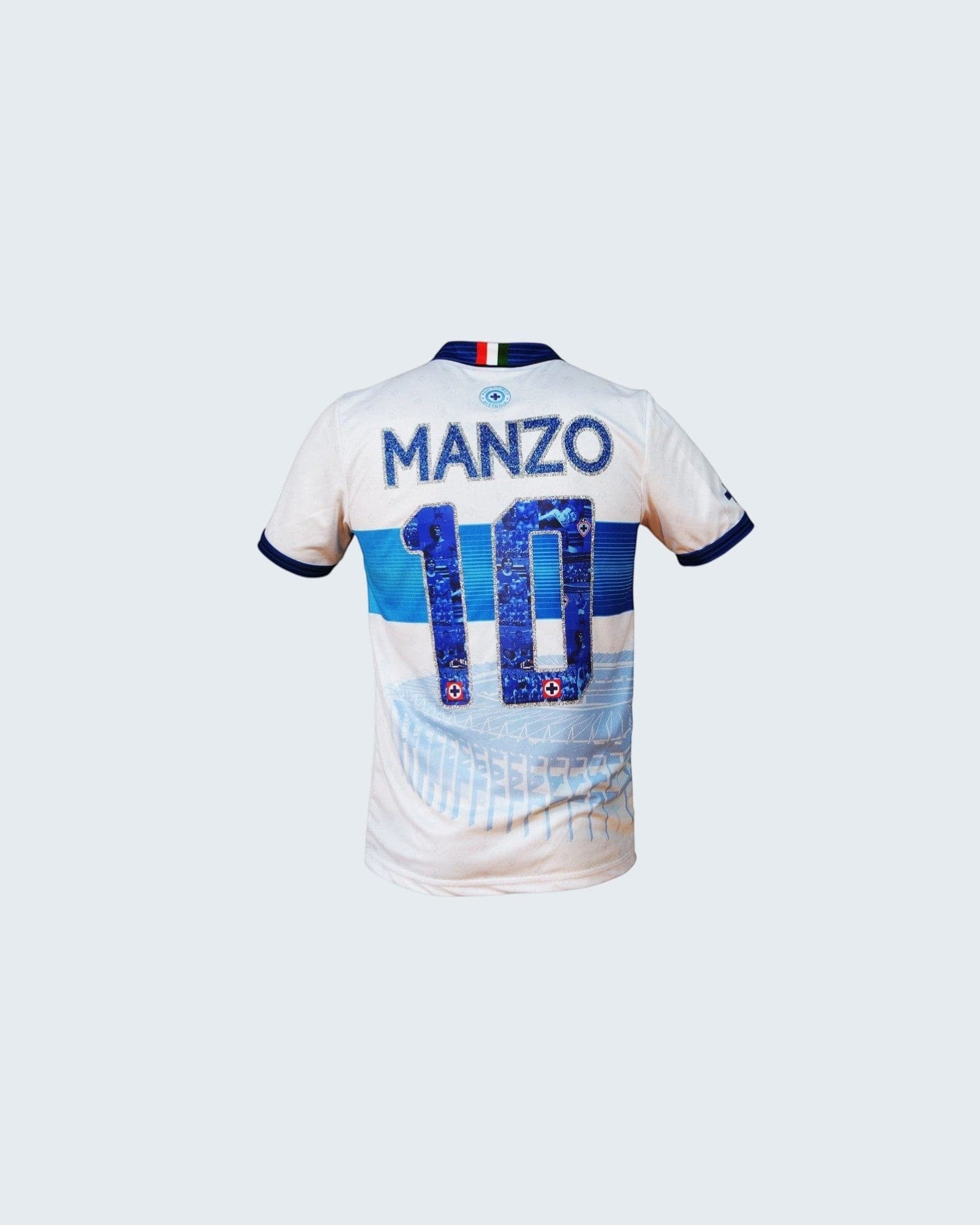 Retroooclothes Jersey Jersey Retrooo Herencia Celeste - Blanco