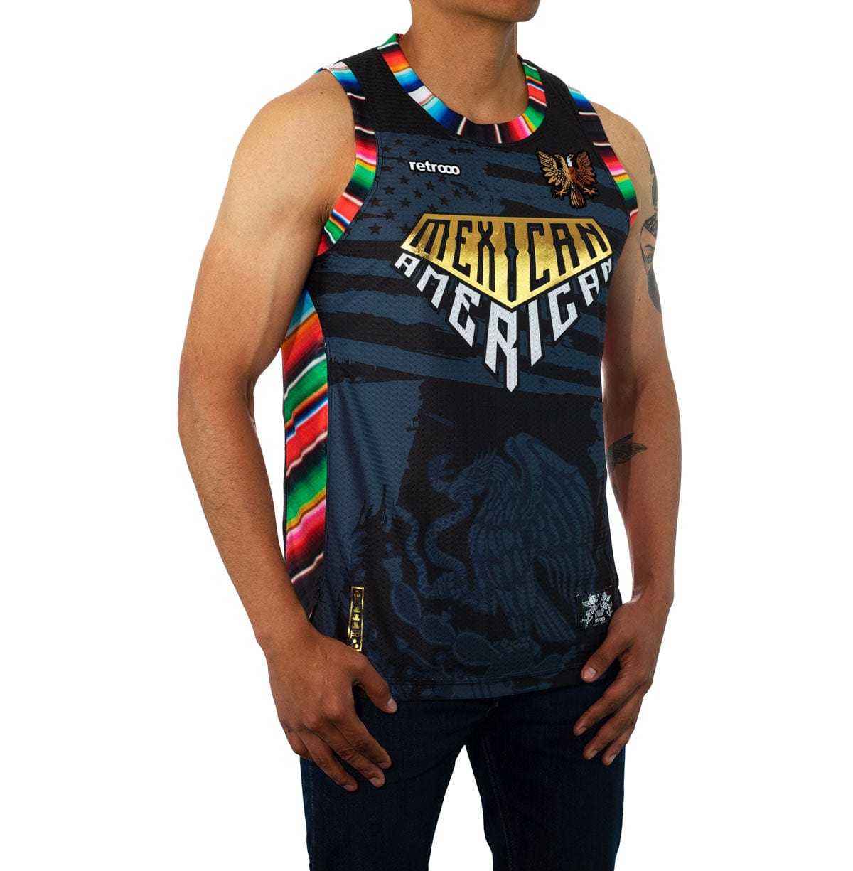 Retroooclothes Jersey Jersey Retrooo Mexican American Negro Basketball
