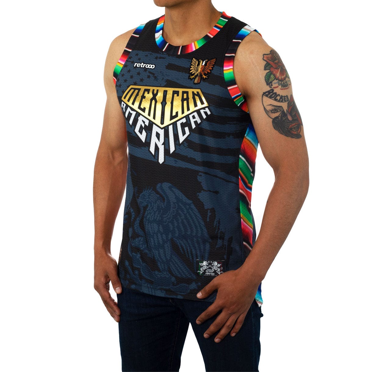 Retroooclothes Jersey Jersey Retrooo Mexican American Negro Basketball
