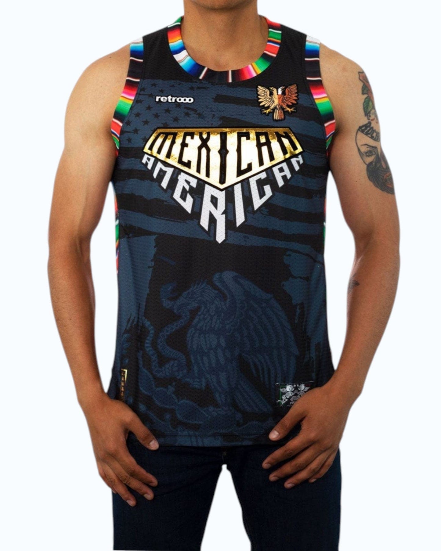 Retroooclothes Jersey Jersey Retrooo Mexican American Negro Basketball