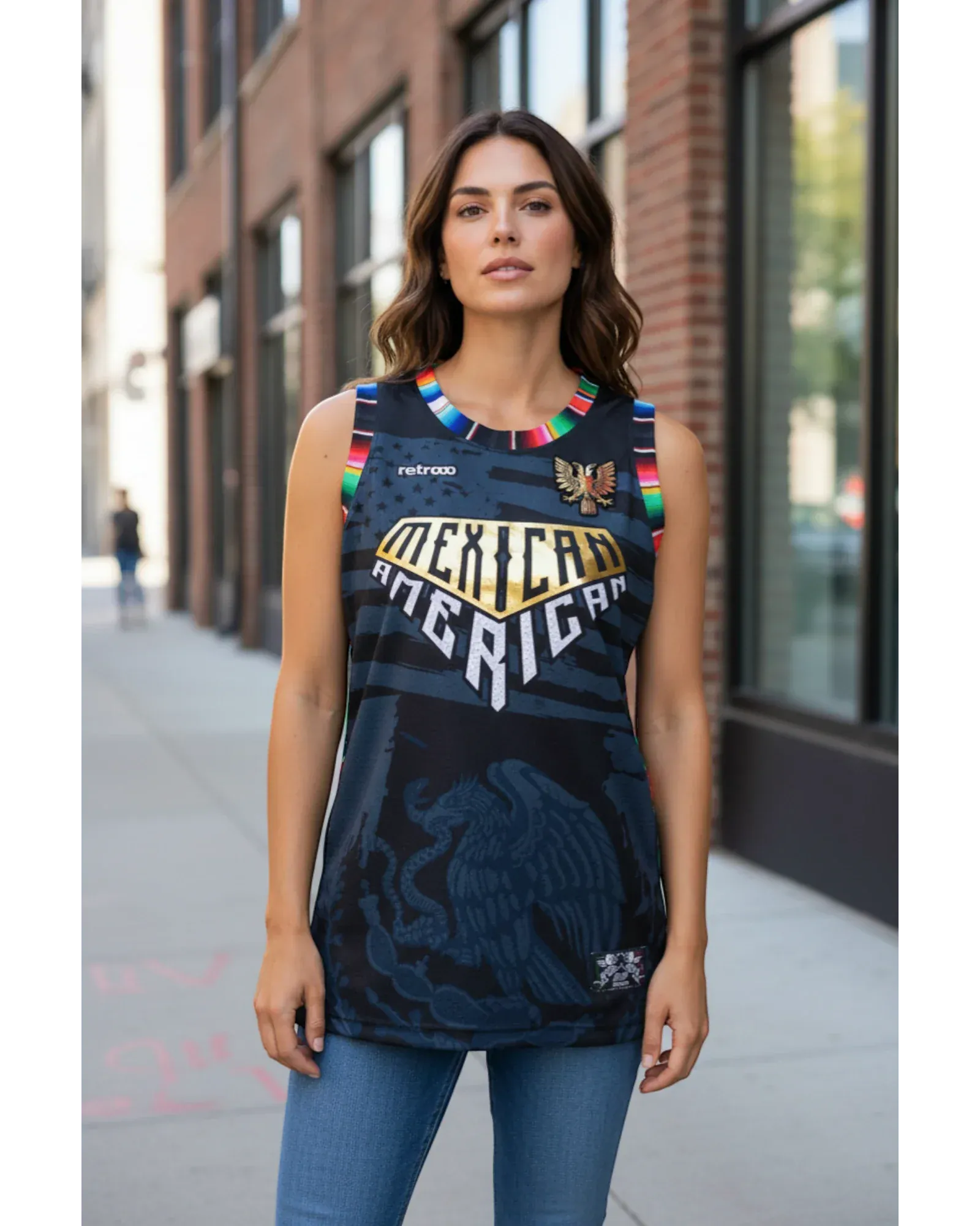 Retroooclothes Jersey Jersey Retrooo Mexican American Negro Basketball