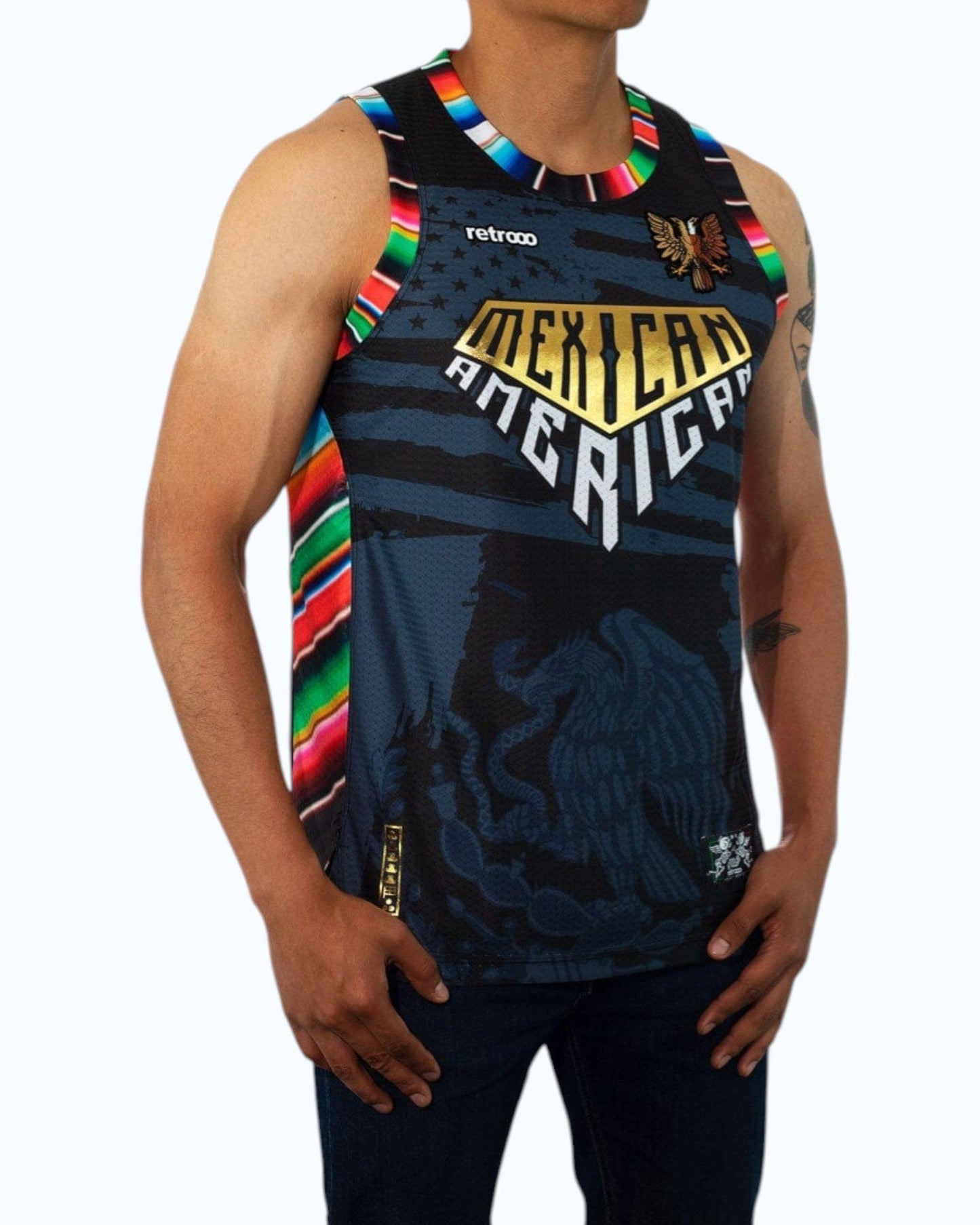 Retroooclothes Jersey Jersey Retrooo Mexican American Negro Basketball