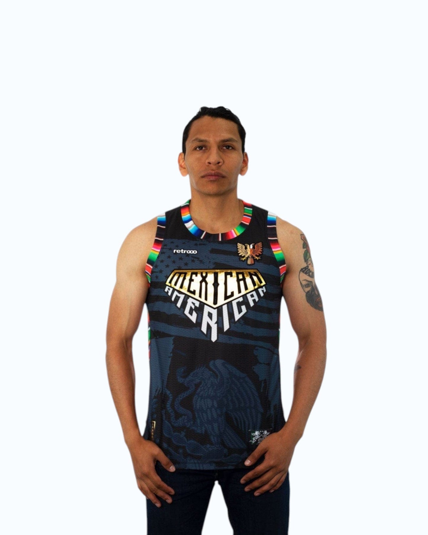 Retroooclothes Jersey Jersey Retrooo Mexican American Negro Basketball