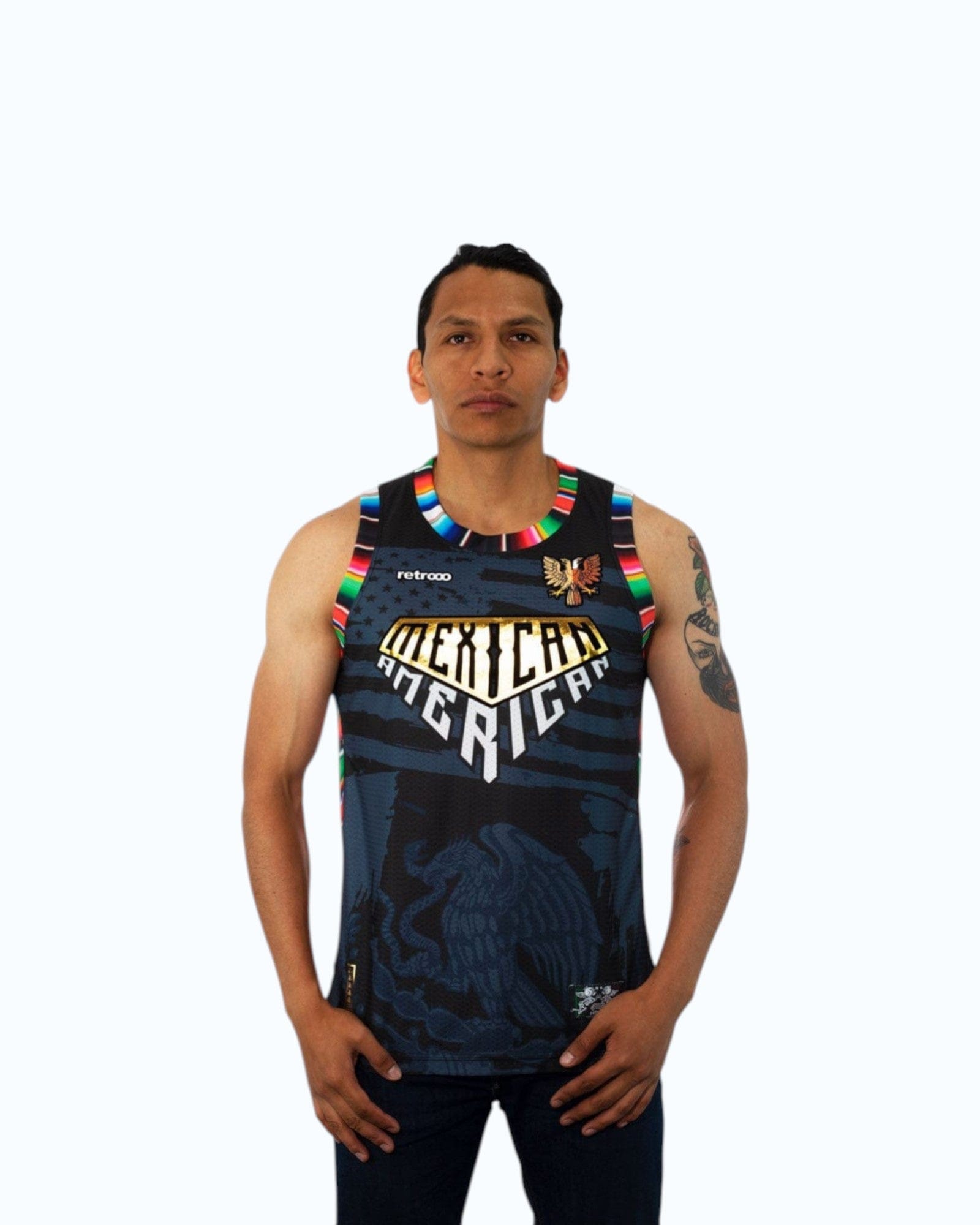 Retroooclothes Jersey Jersey Retrooo Mexican American Negro Basketball