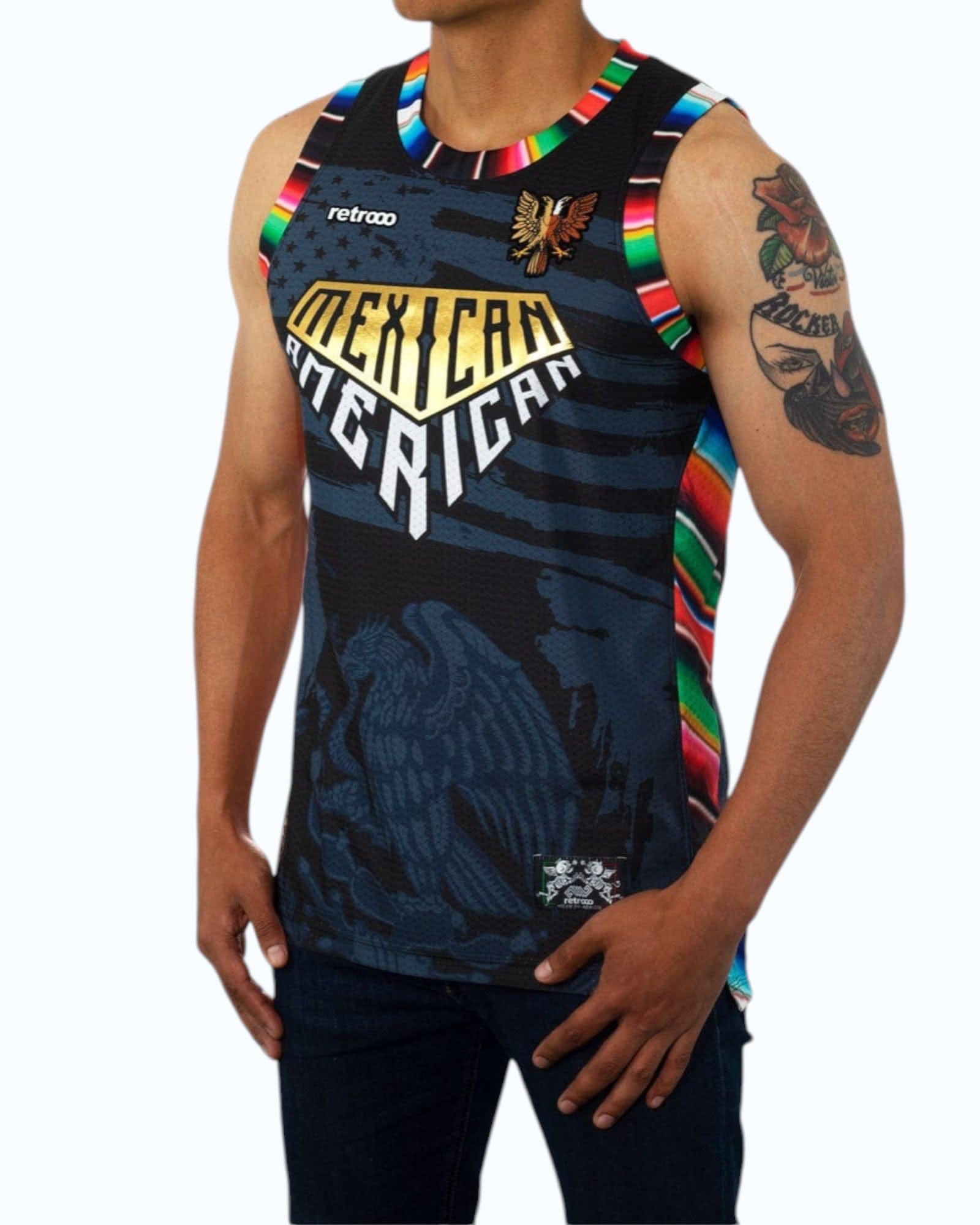 Retroooclothes Jersey Jersey Retrooo Mexican American Negro Basketball