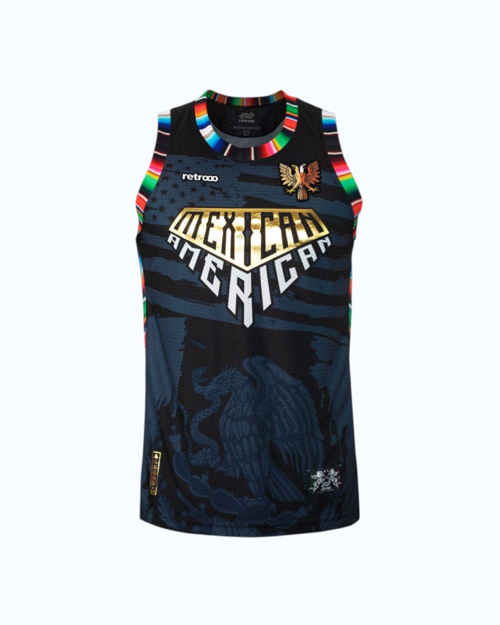 Retroooclothes Jersey Jersey Retrooo Mexican American Negro Basketball