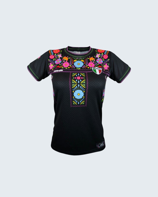 Retroooclothes Jersey Jersey Retrooo México Adelitas Negro
