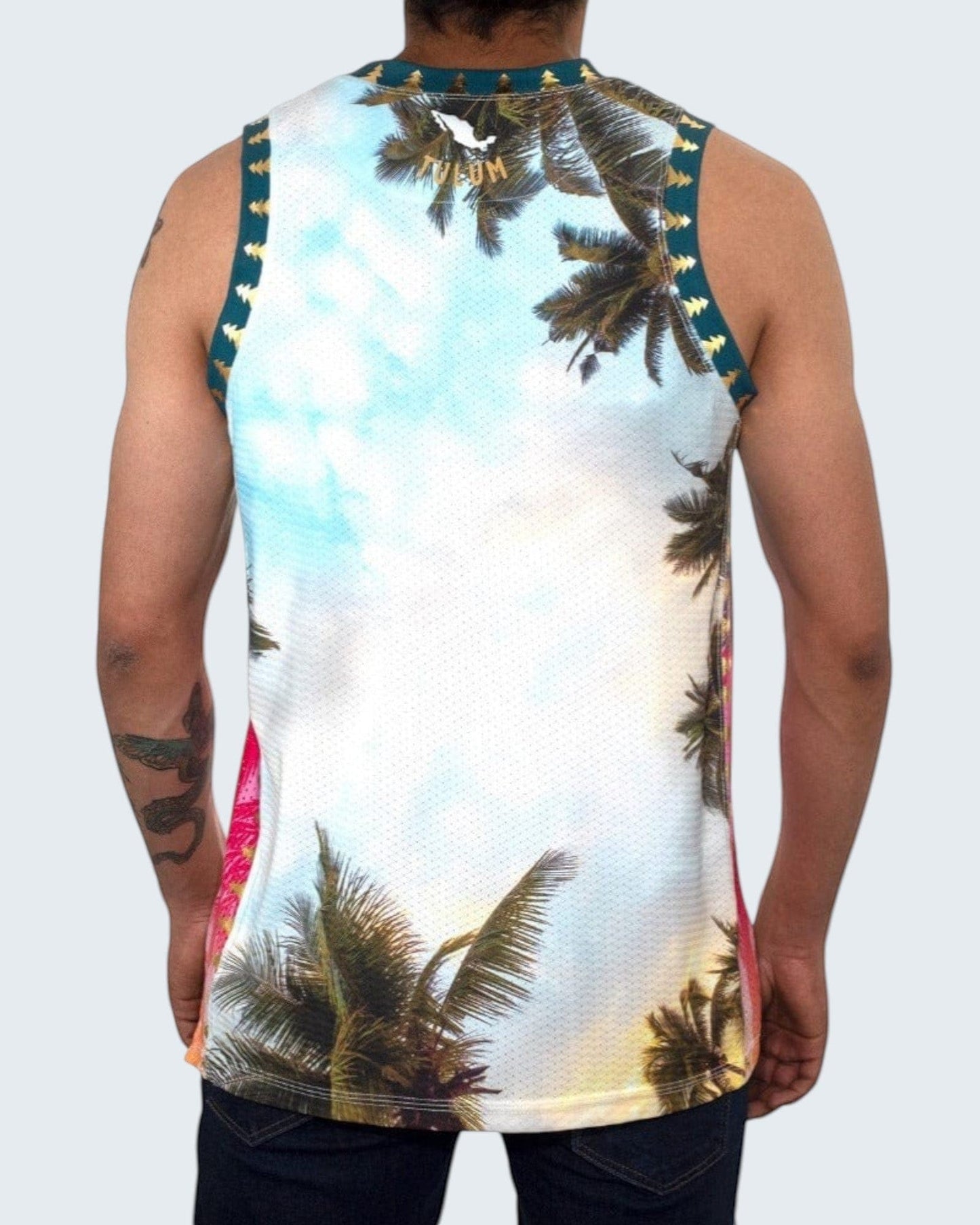 Retroooclothes Jersey Jersey Retrooo México Amanecer Tulum Urbano Basketball