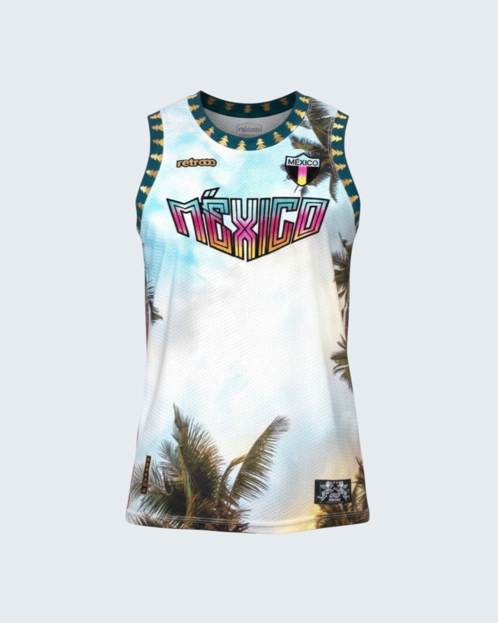 Retroooclothes Jersey Jersey Retrooo México Amanecer Tulum Urbano Basketball