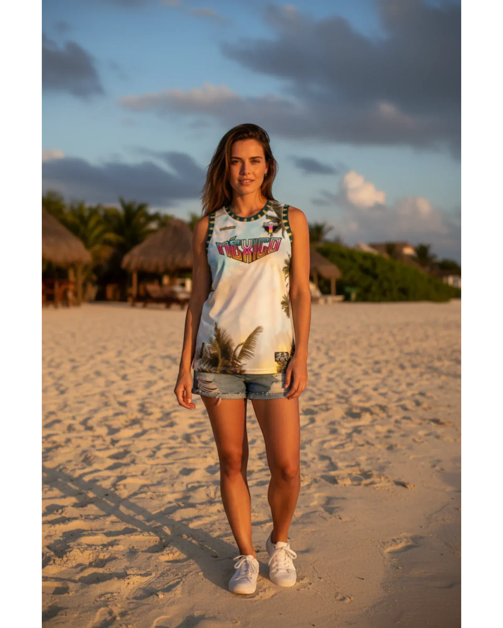 Retroooclothes Jersey Jersey Retrooo México Amanecer Tulum Urbano Basketball