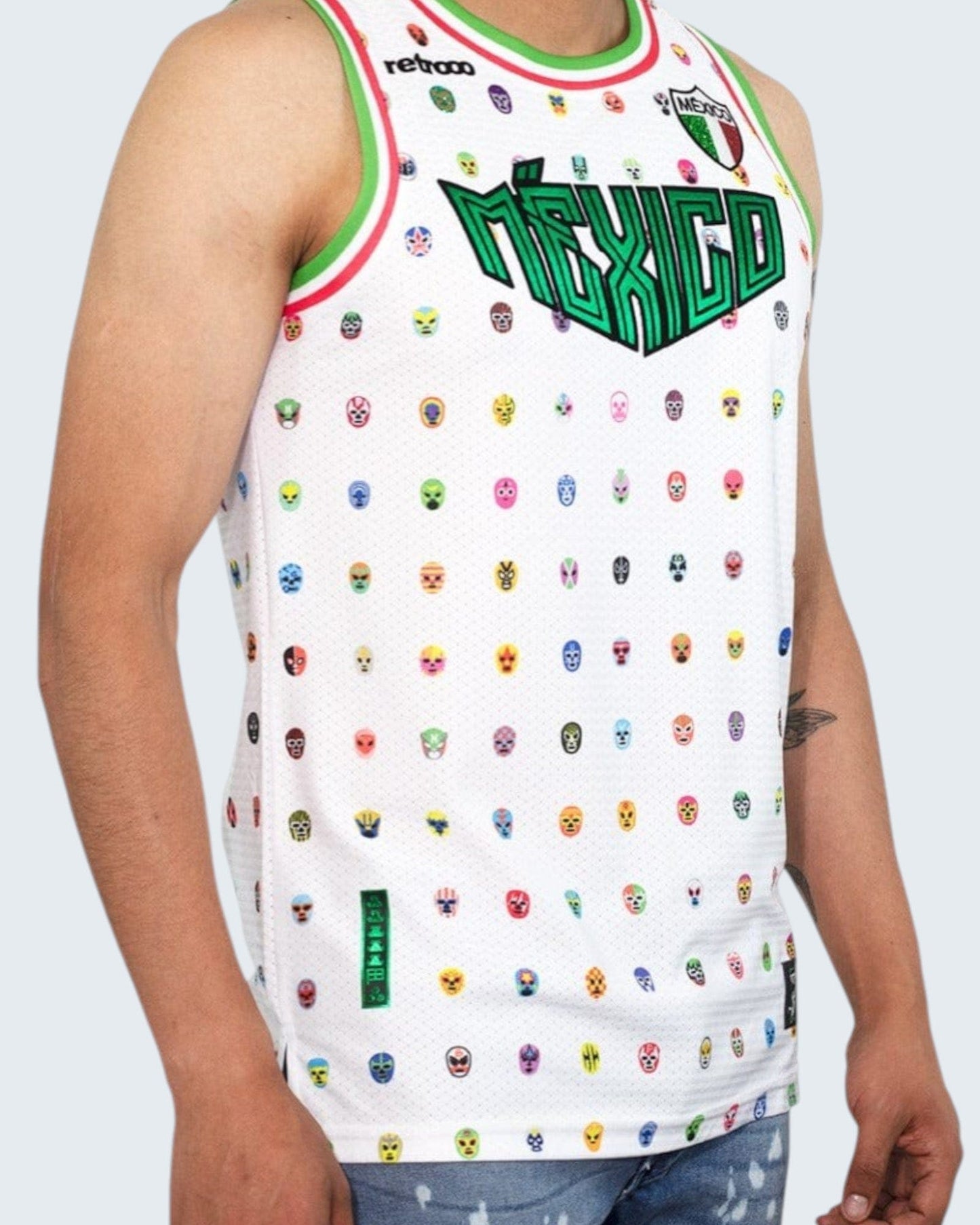 Retroooclothes Jersey Jersey Retrooo México Bkb Mascaritas Luchadores