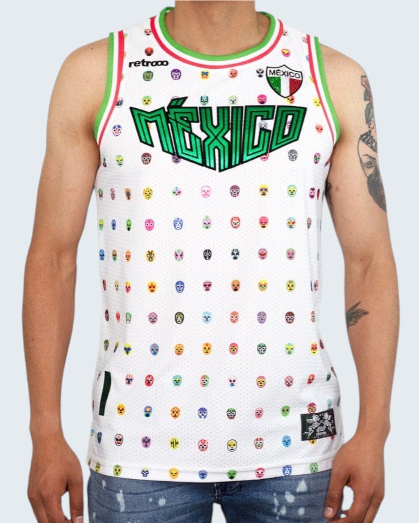 Retroooclothes Jersey Jersey Retrooo México Bkb Mascaritas Luchadores