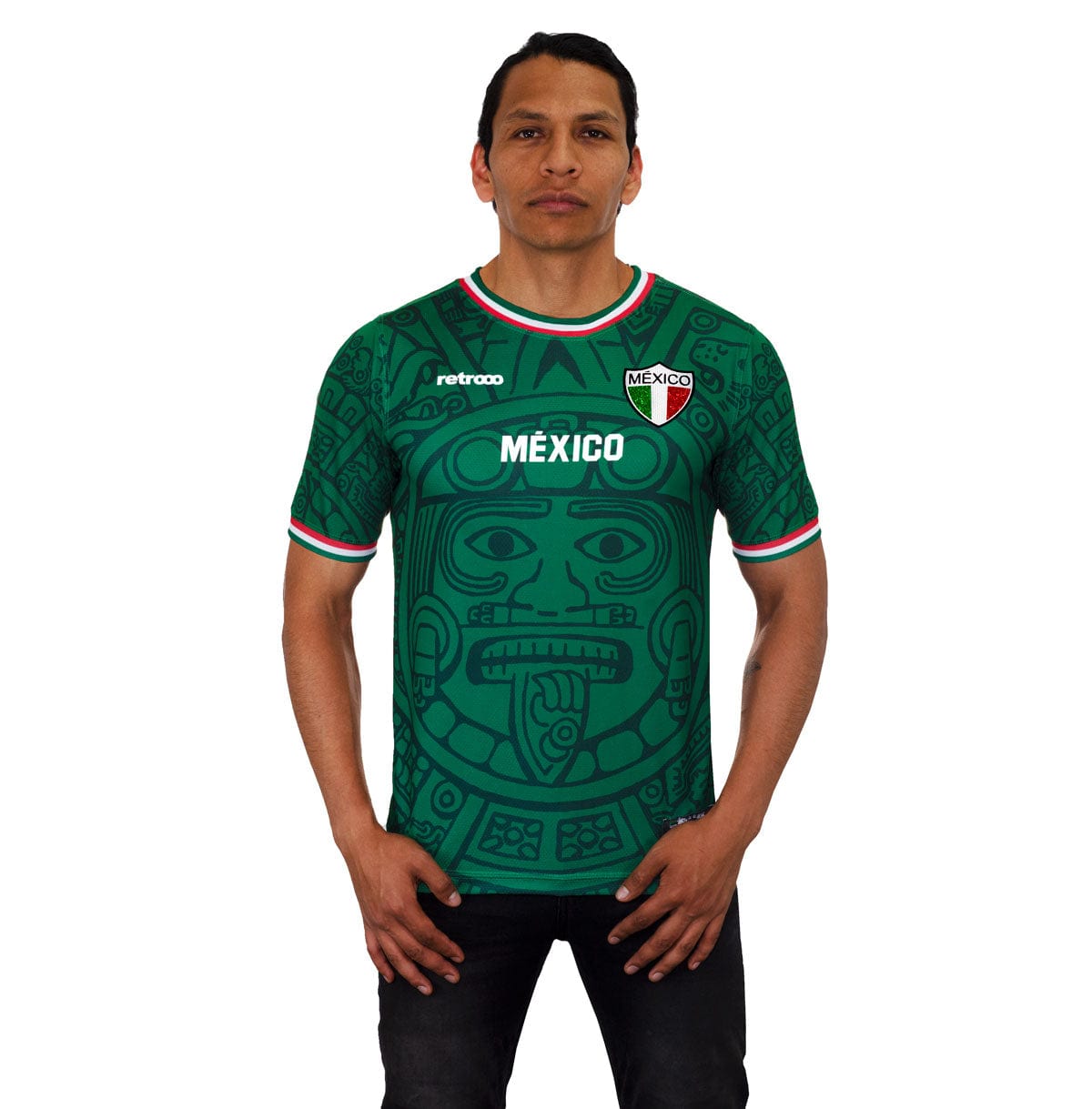 Retroooclothes Jersey Jersey Retrooo México Calendario Azteca