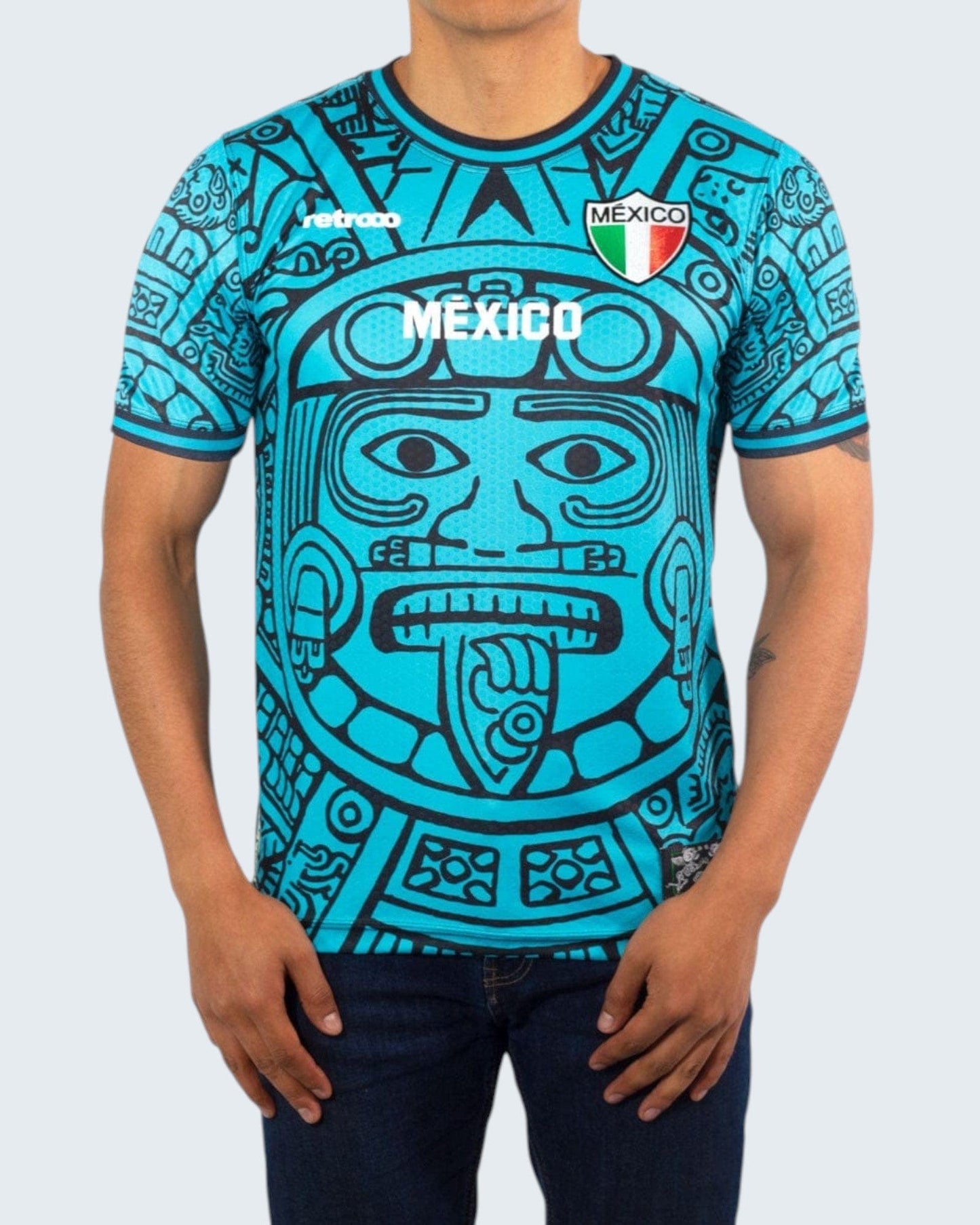 Retroooclothes Jersey Jersey Retrooo México Calendario Azteca