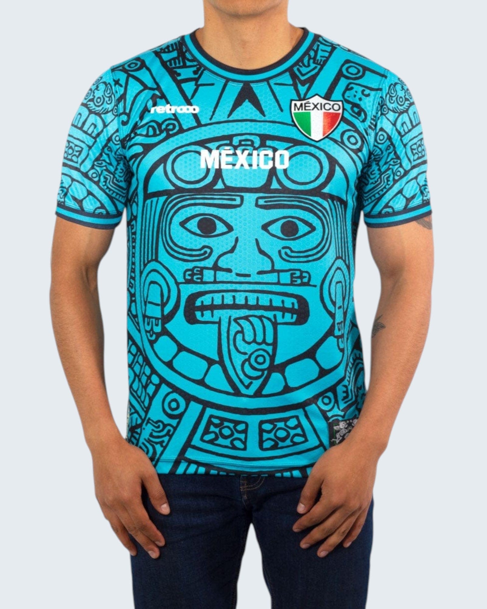 Retroooclothes Jersey Jersey Retrooo México Calendario Azteca