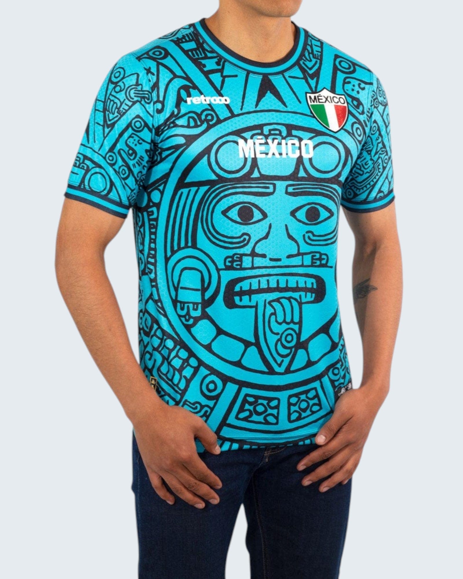 Retroooclothes Jersey Jersey Retrooo México Calendario Azteca