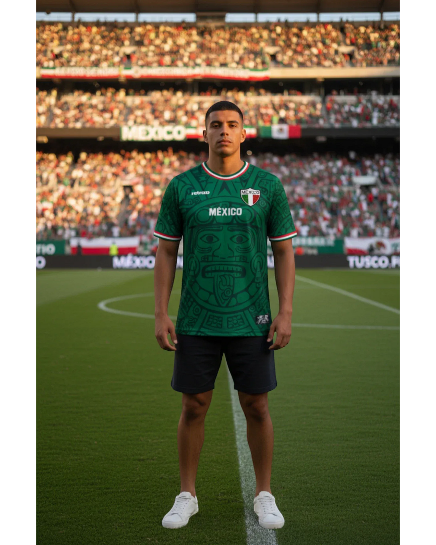 Retroooclothes Jersey Jersey Retrooo México Calendario Azteca