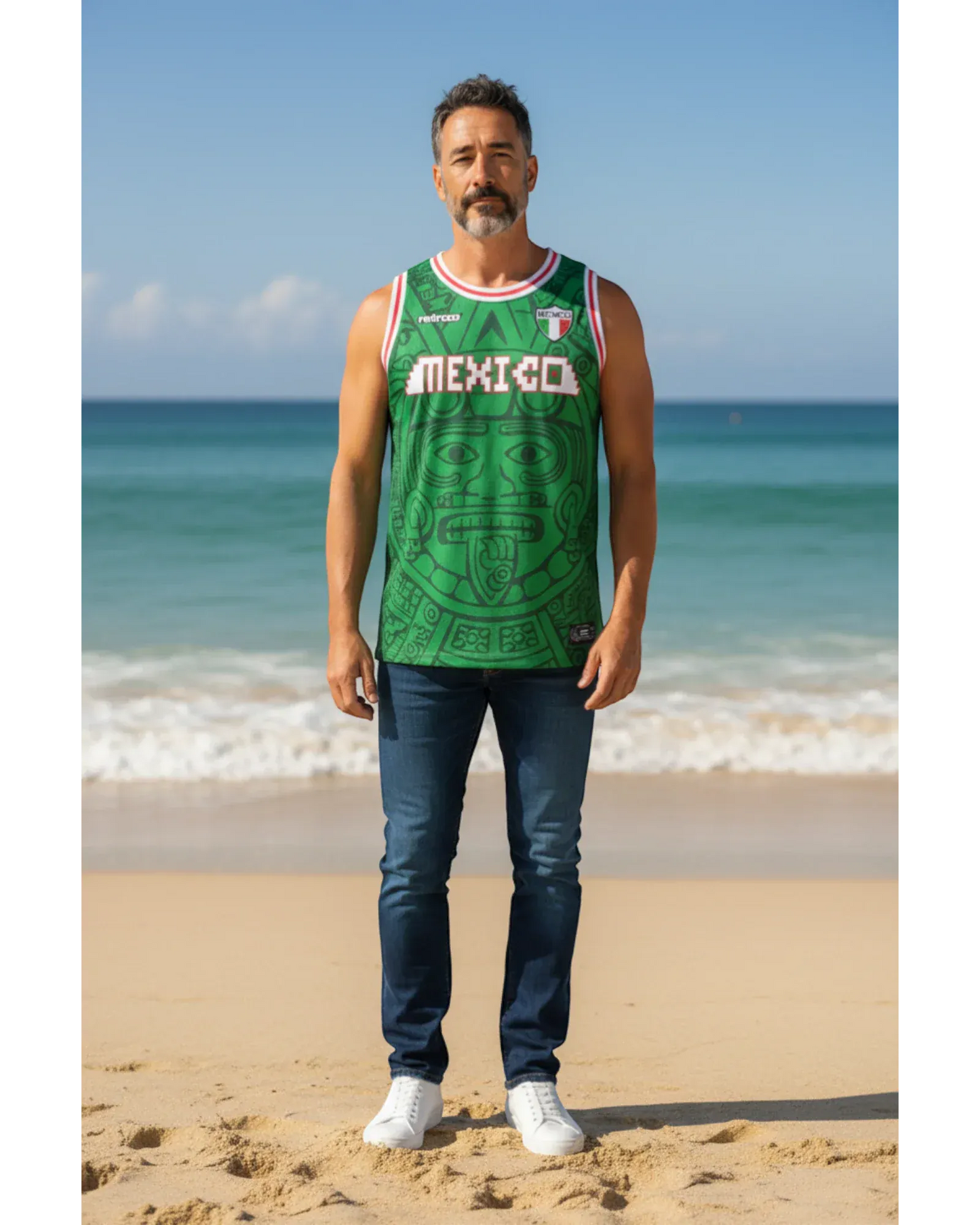 Retroooclothes Jersey Jersey Retrooo México Calendario Azteca Urbano Bkb