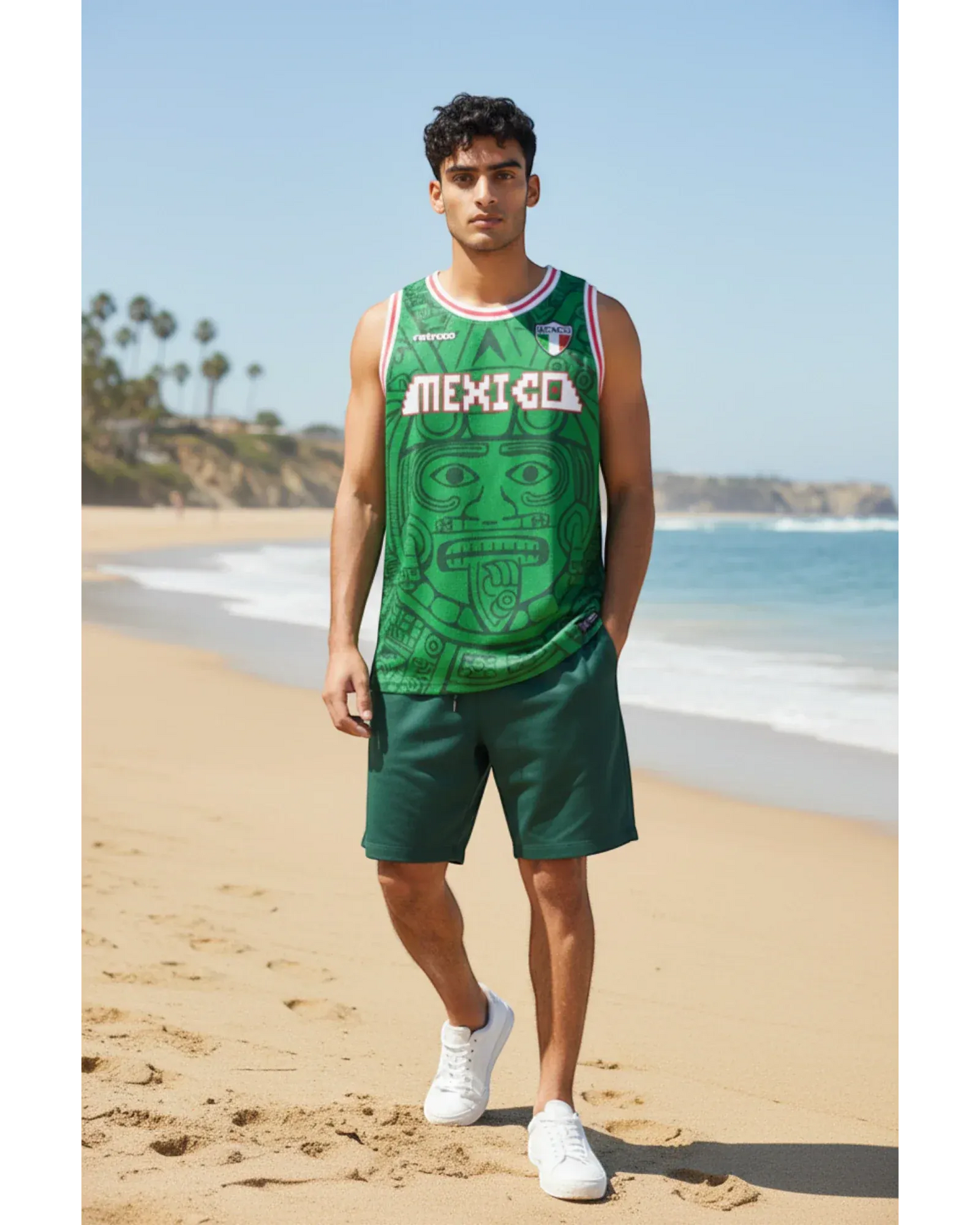 Retroooclothes Jersey Jersey Retrooo México Calendario Azteca Urbano Bkb