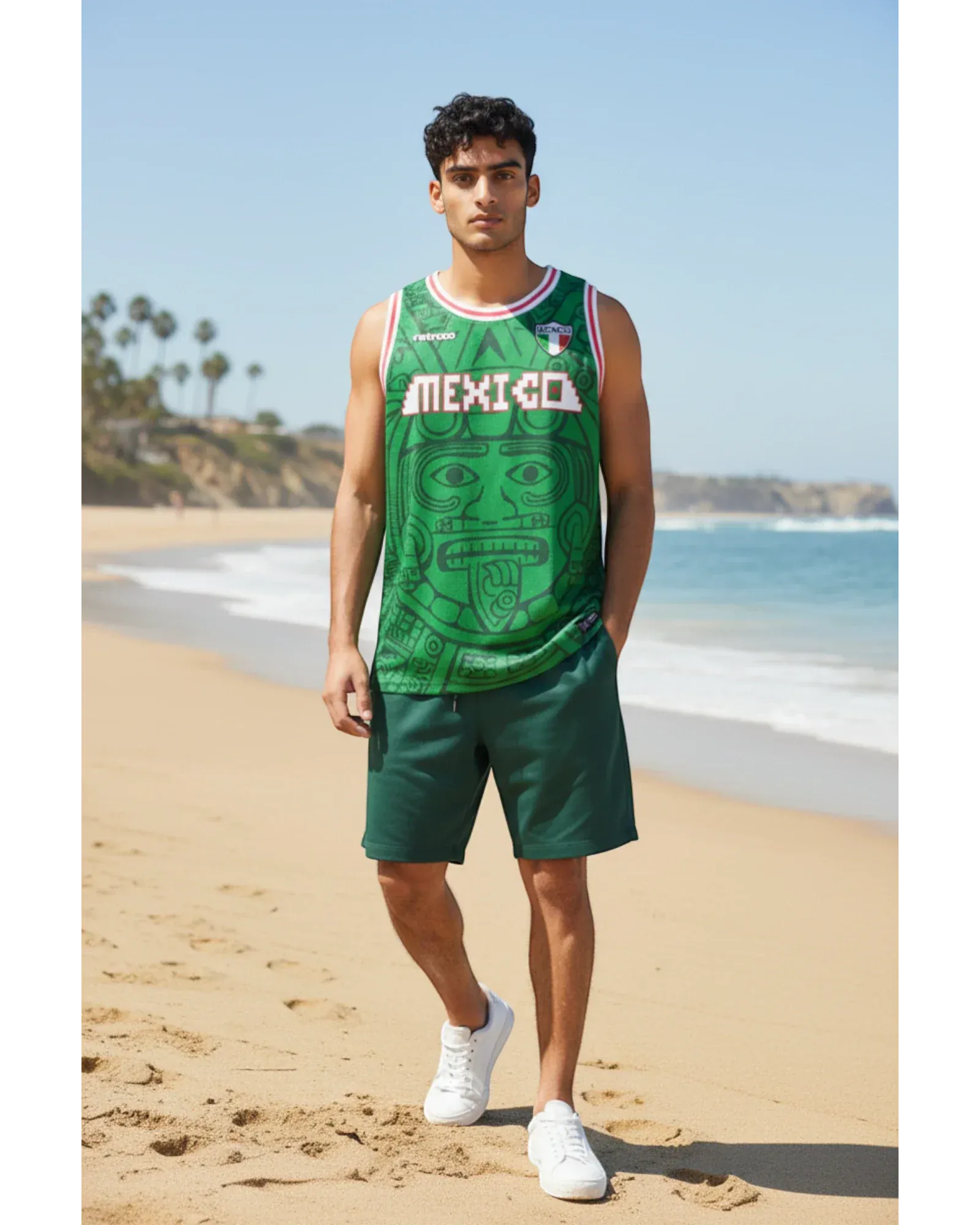 Retroooclothes Jersey Jersey Retrooo México Calendario Azteca Urbano Bkb