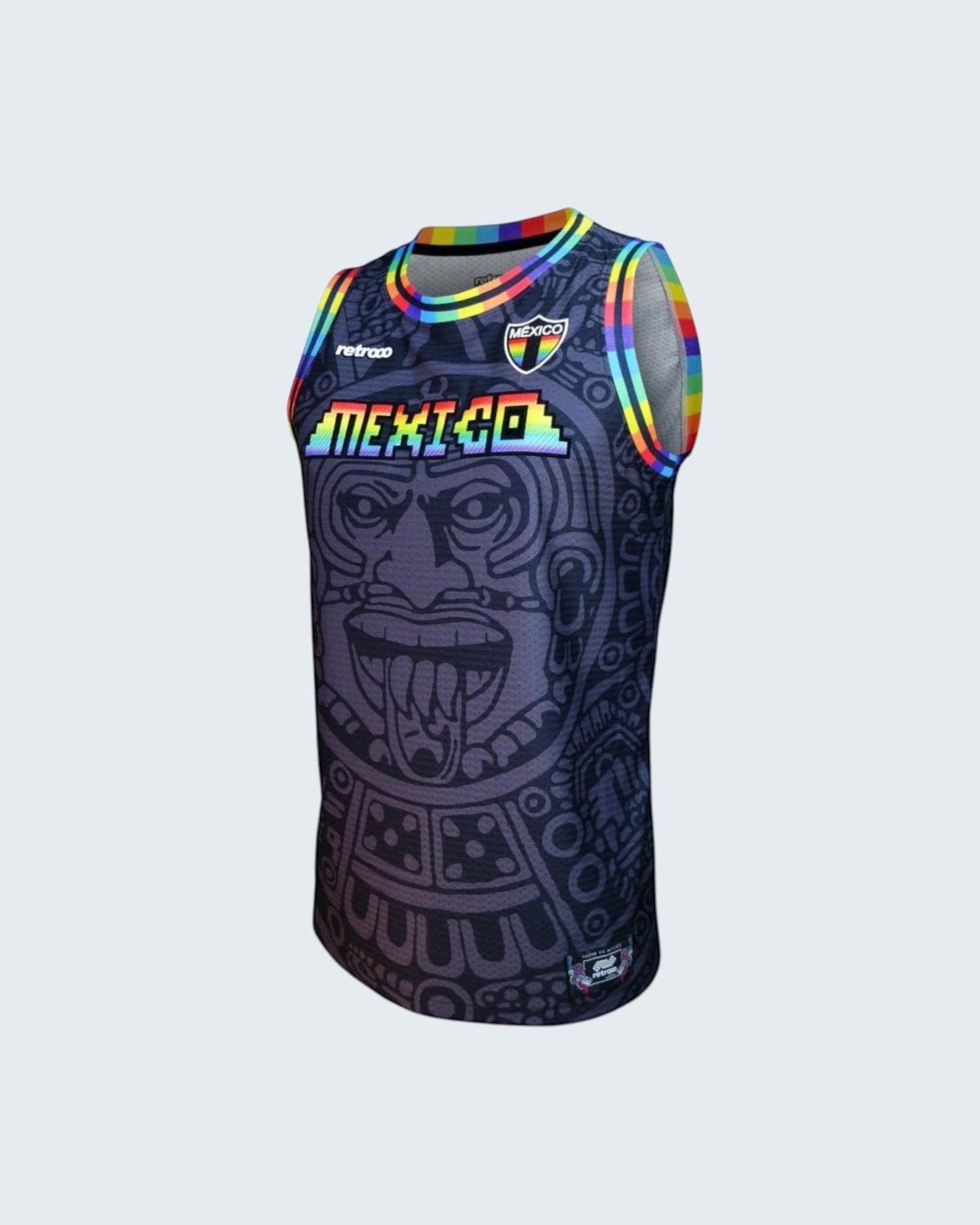 Retroooclothes Jersey Jersey Retrooo México Calendario Azteca Urbano PRIDE