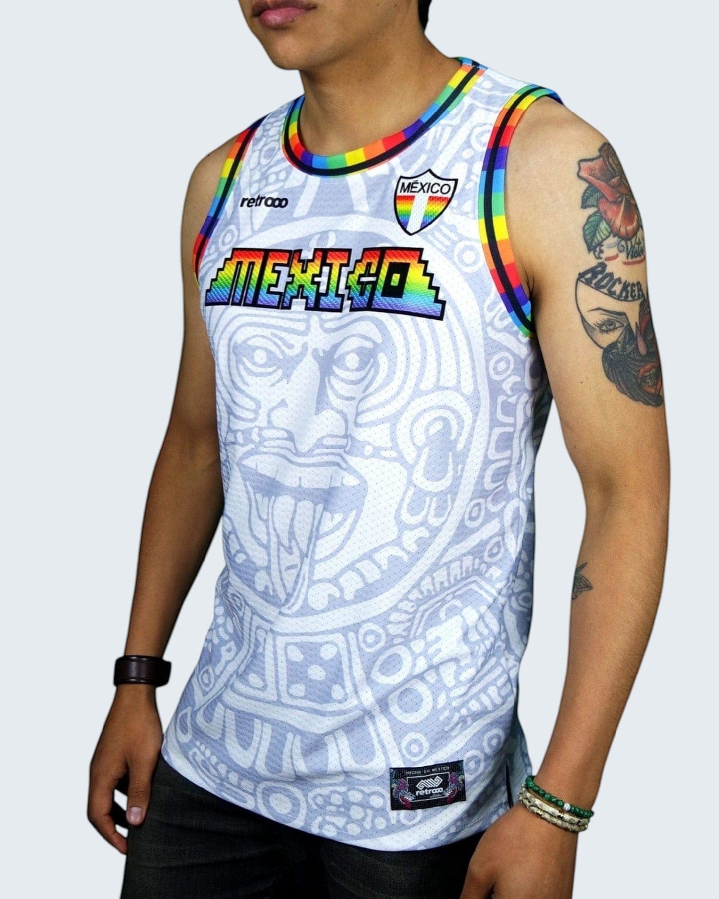 Retroooclothes Jersey Jersey Retrooo México Calendario Azteca Urbano PRIDE